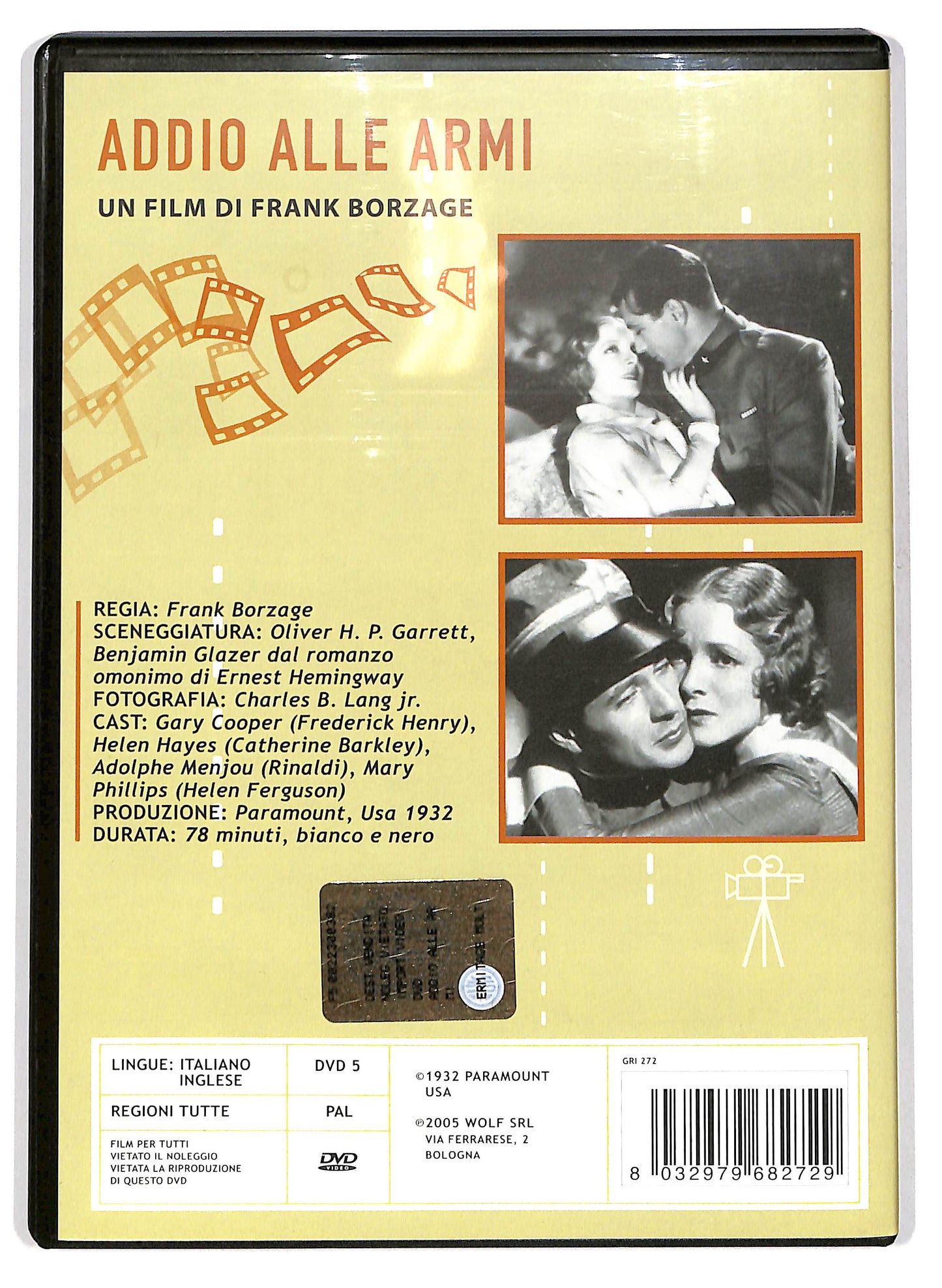 EBOND Addio alle armi  DVD D702520
