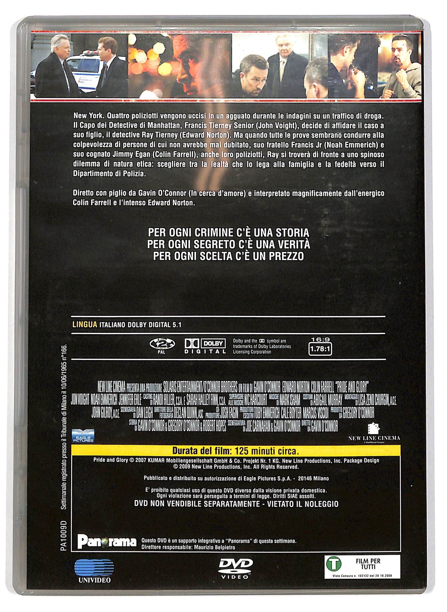 EBOND Pride and Glory - Il prezzo dell'onore EDITORIALE DVD D702703
