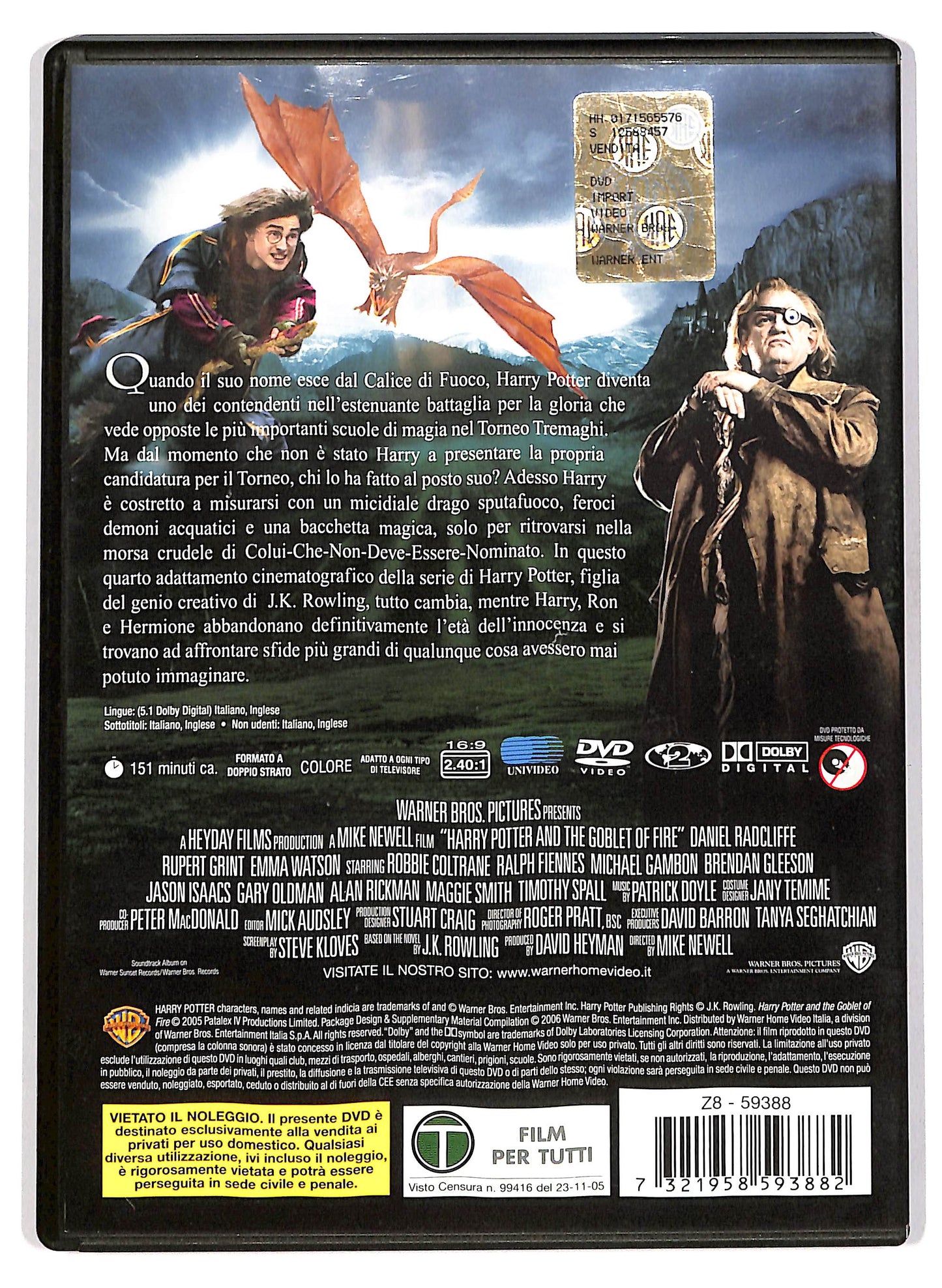 EBOND Harry Potter e il calice di fuoco  DVD D702936