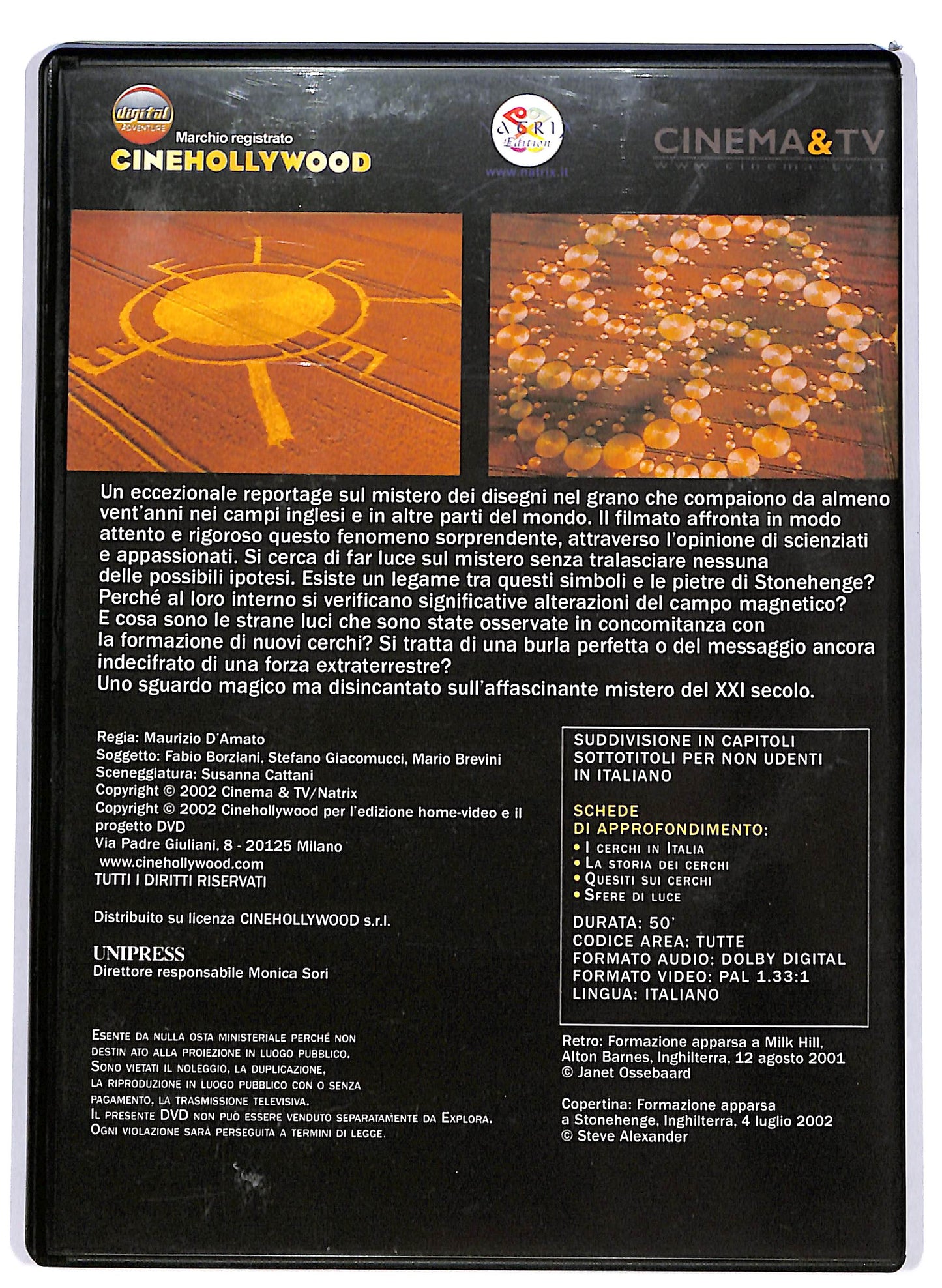EBOND Explora vol.3 Cerchi Nel Grano  EDITORIALE DVD D703304