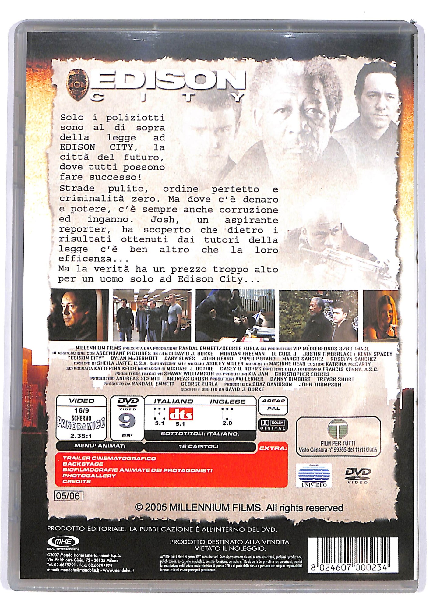 EBOND Edison City  EDITORIALE DVD D703345