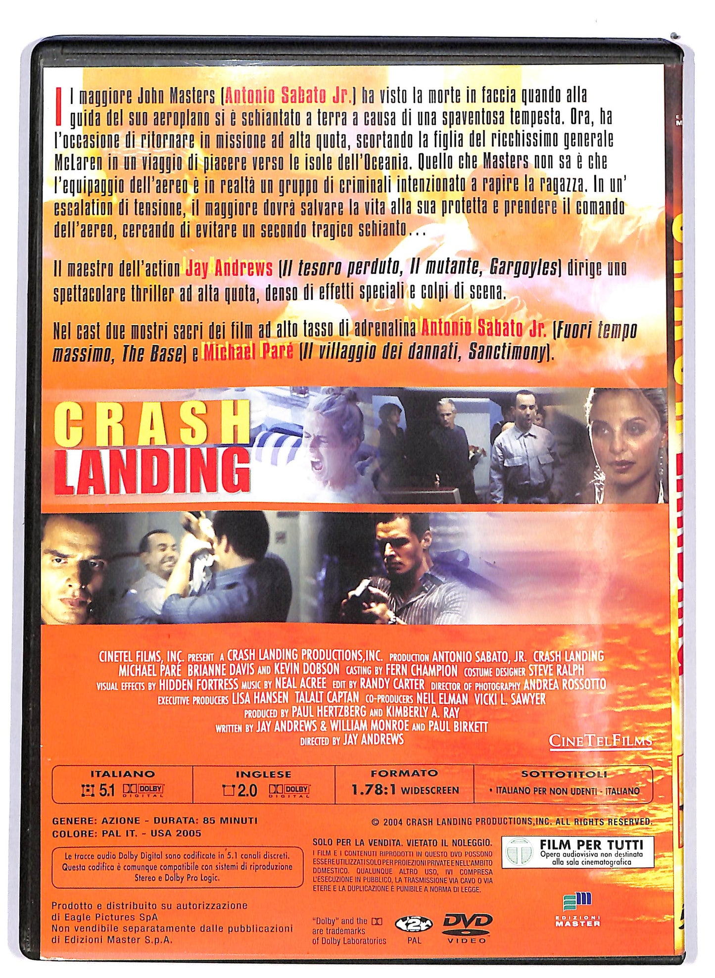 EBOND Crash Landing EDITORIALE DVD D703348