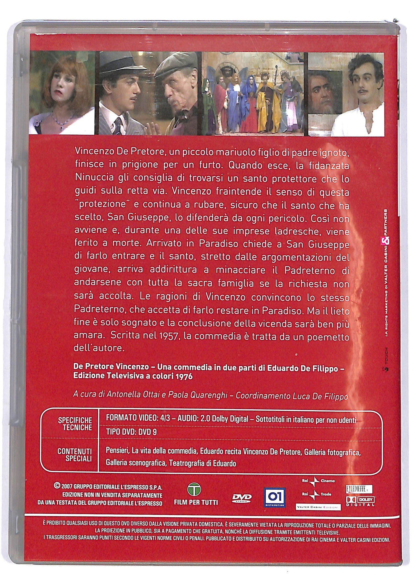 EBOND Le Commedie di Eduardo De Pretore Vincenzo EDITORIALE DVD D703508
