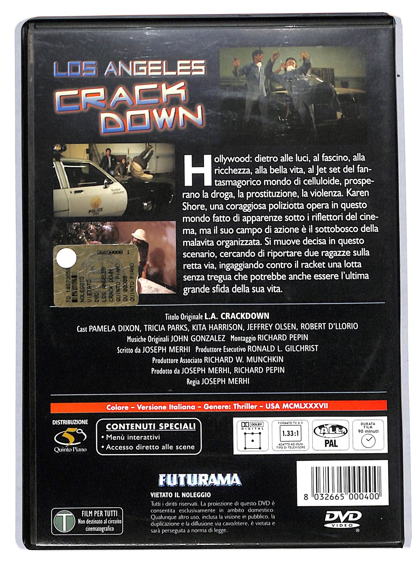 EBOND Los Angeles Crack Down DVD D703630