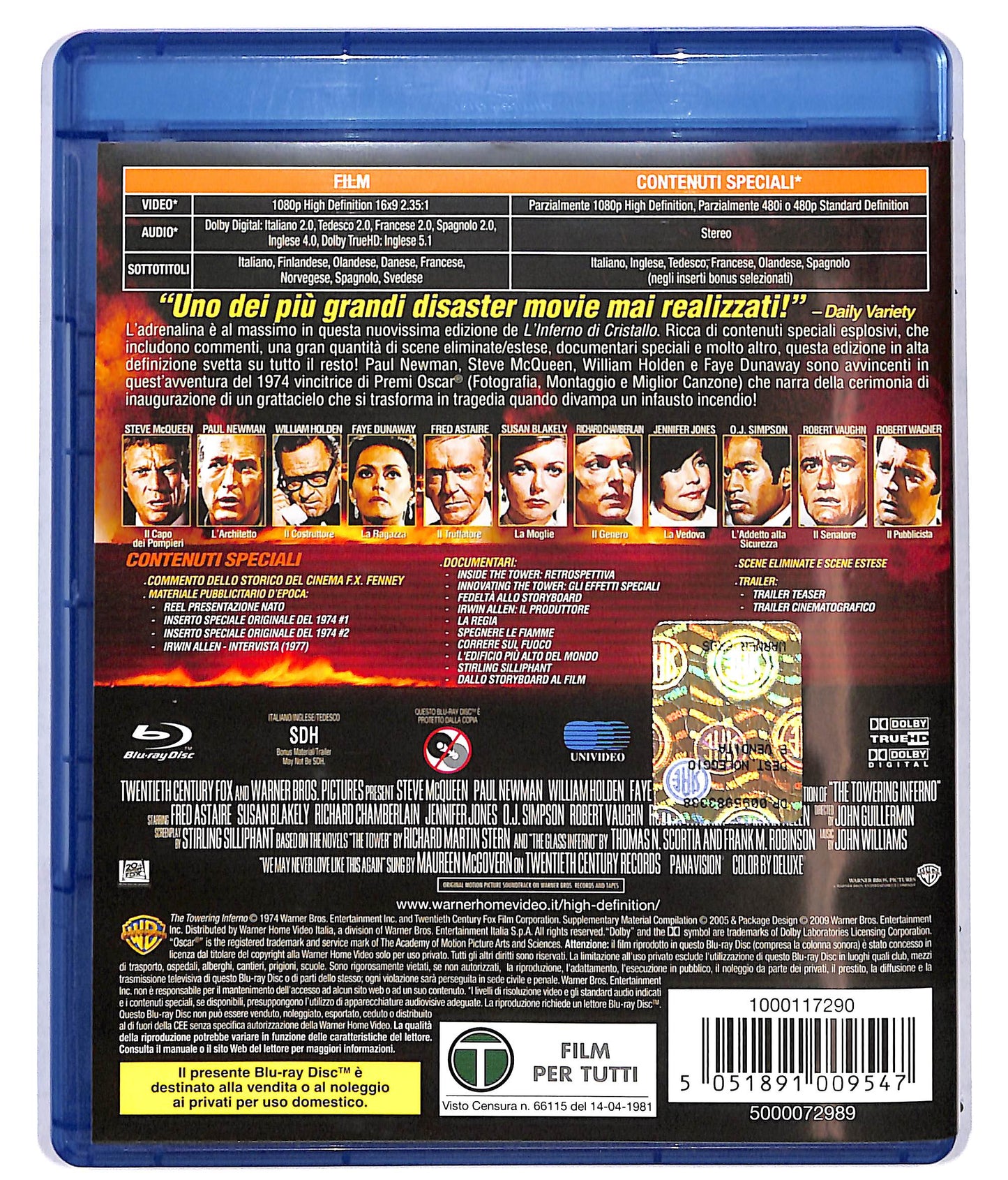 EBOND L'inferno di cristallo BLURAY D703808