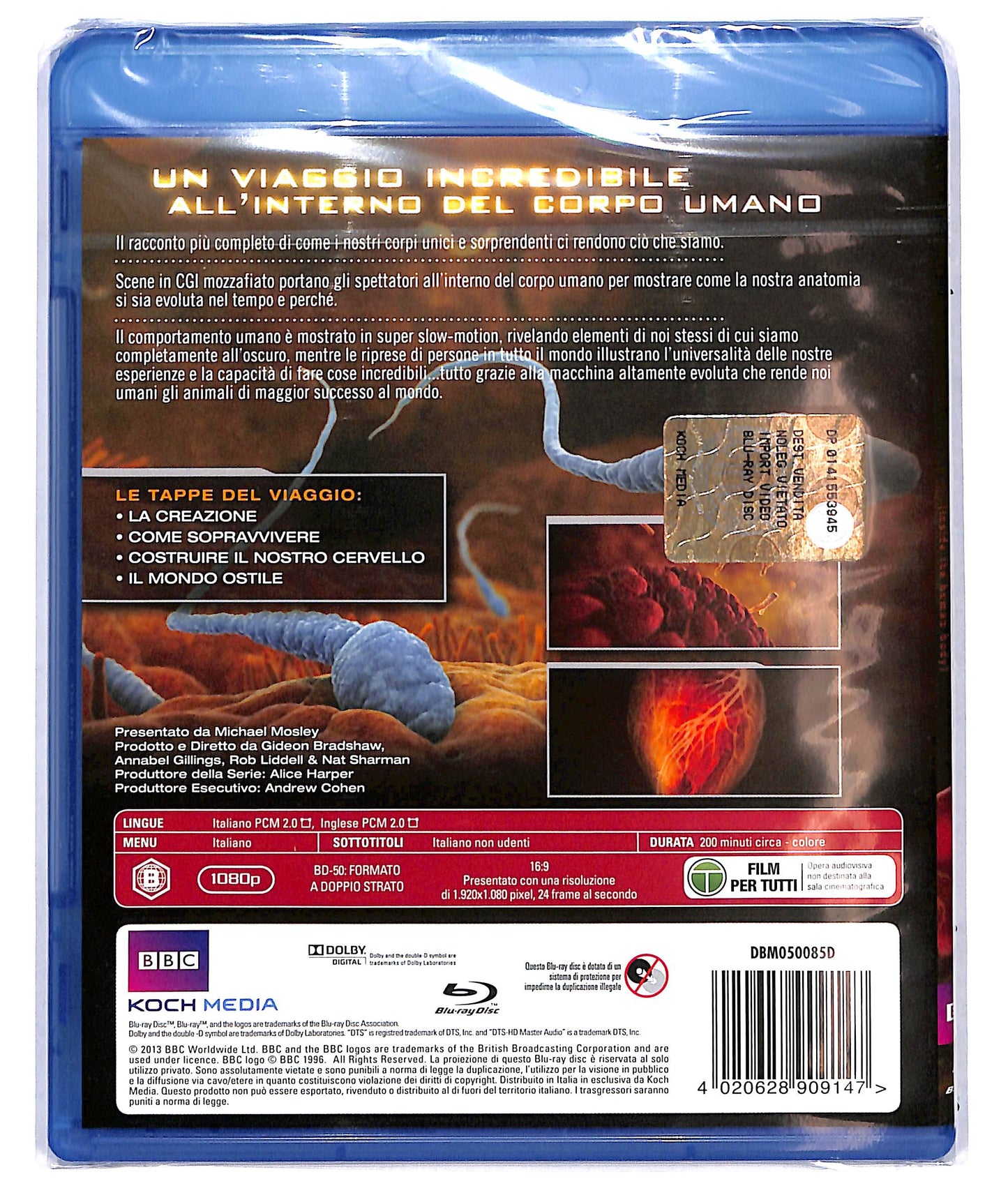 EBOND Lo Straordianario viaggio nel corpo umano BLURAY D703811