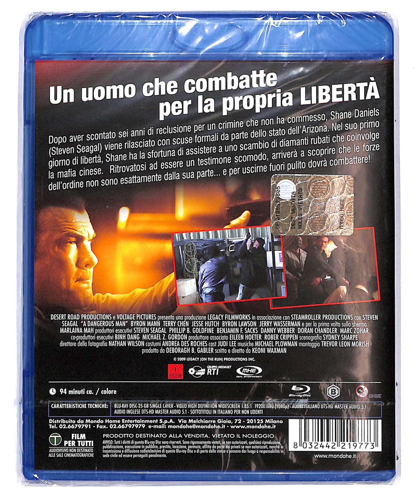 EBOND A Dangerous Man - Solo contro tutti BLURAY BLURAY D703843