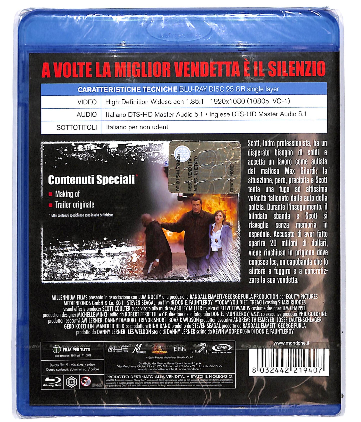 EBOND Today You Die BLURAY D703881