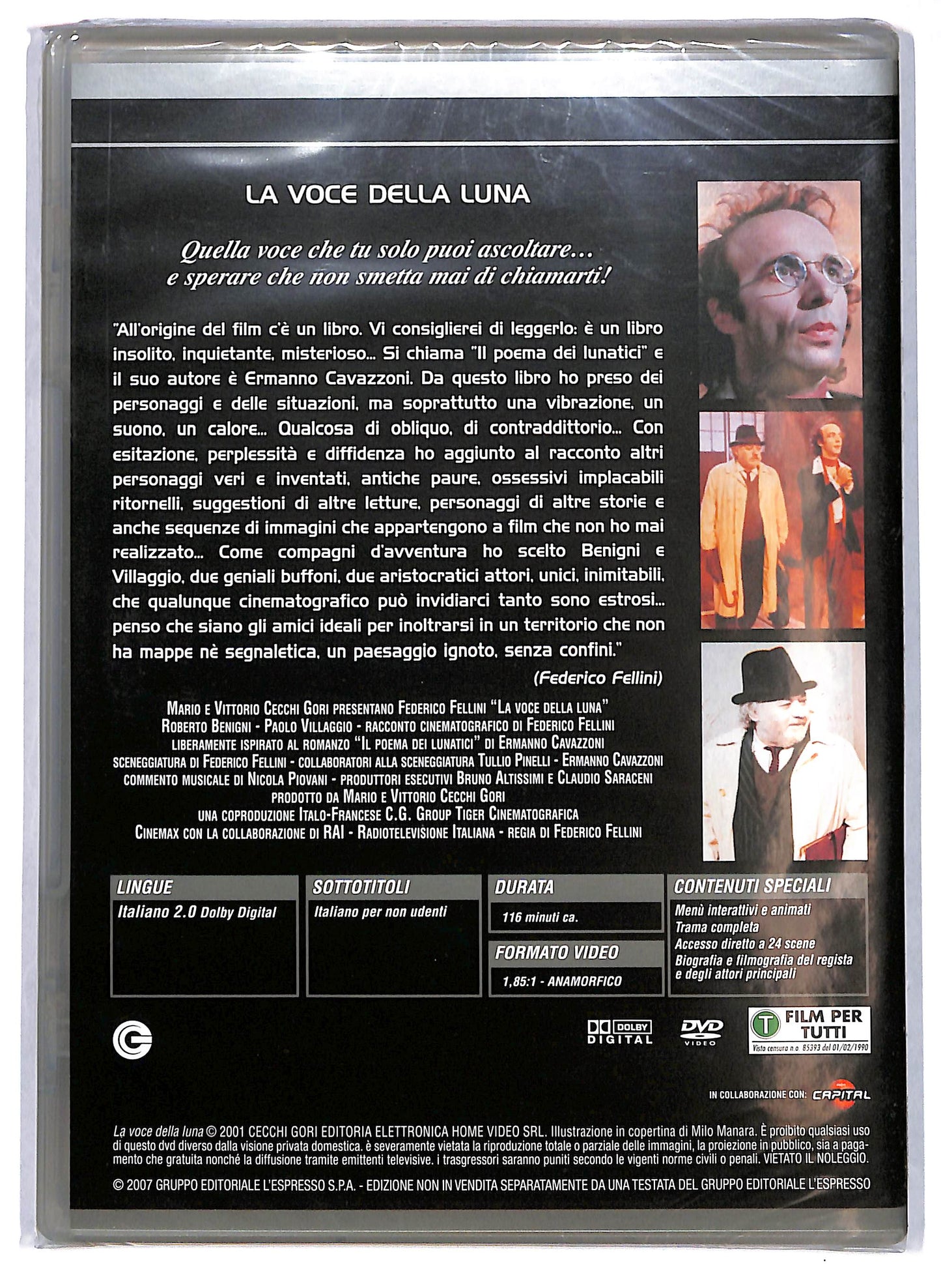 EBOND La voce della Luna EDITORIALE DVD D704019