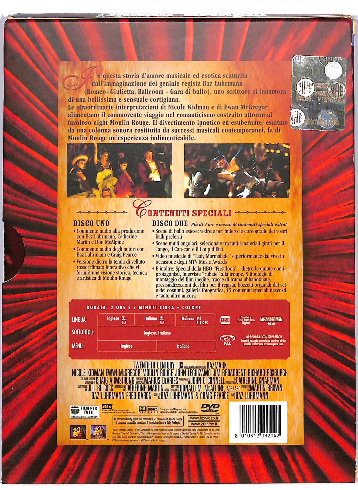 EBOND Moulin Rouge! DIGIPACK DVD D704060