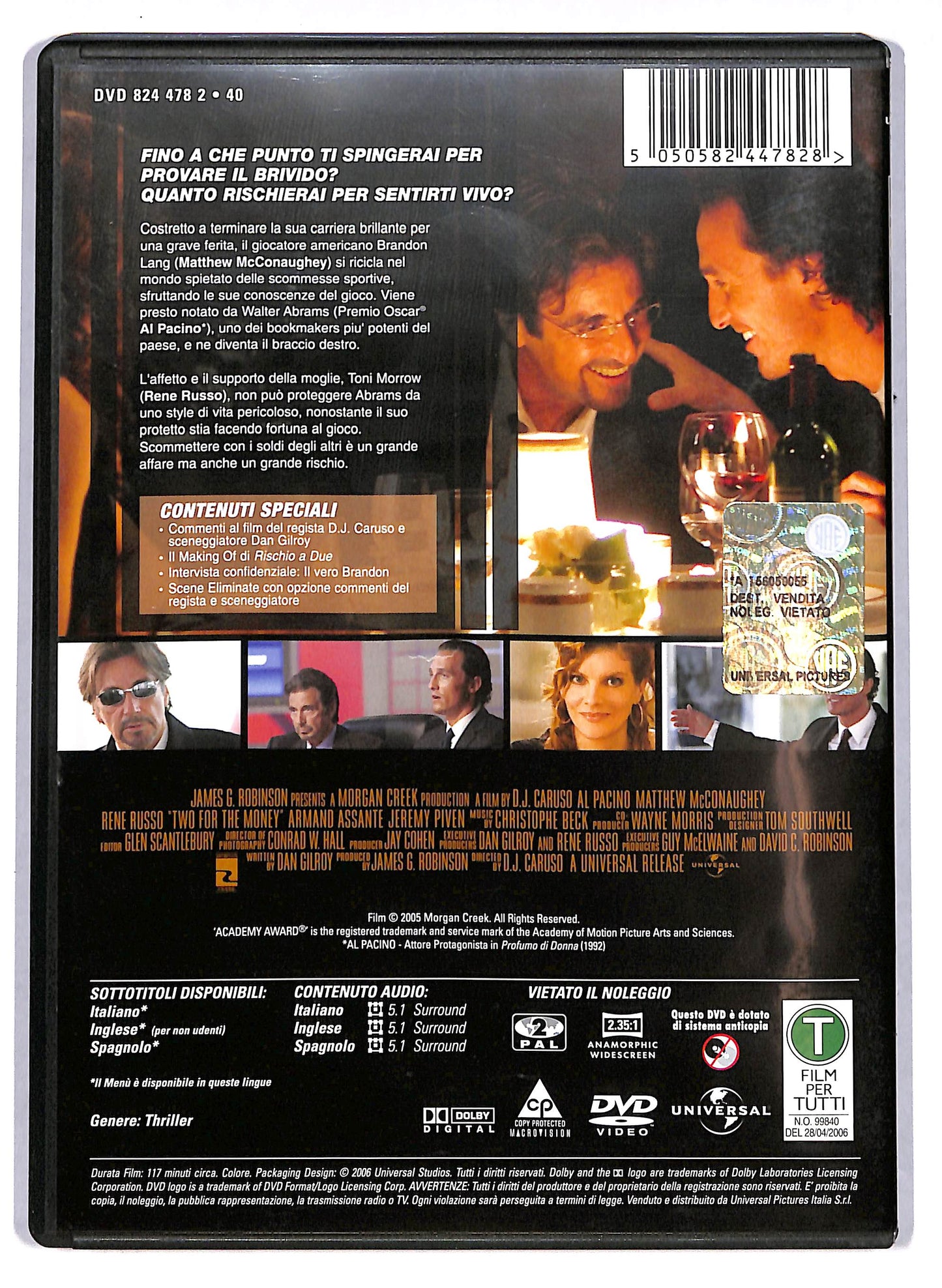 EBOND Rischio A Due   DVD D704336