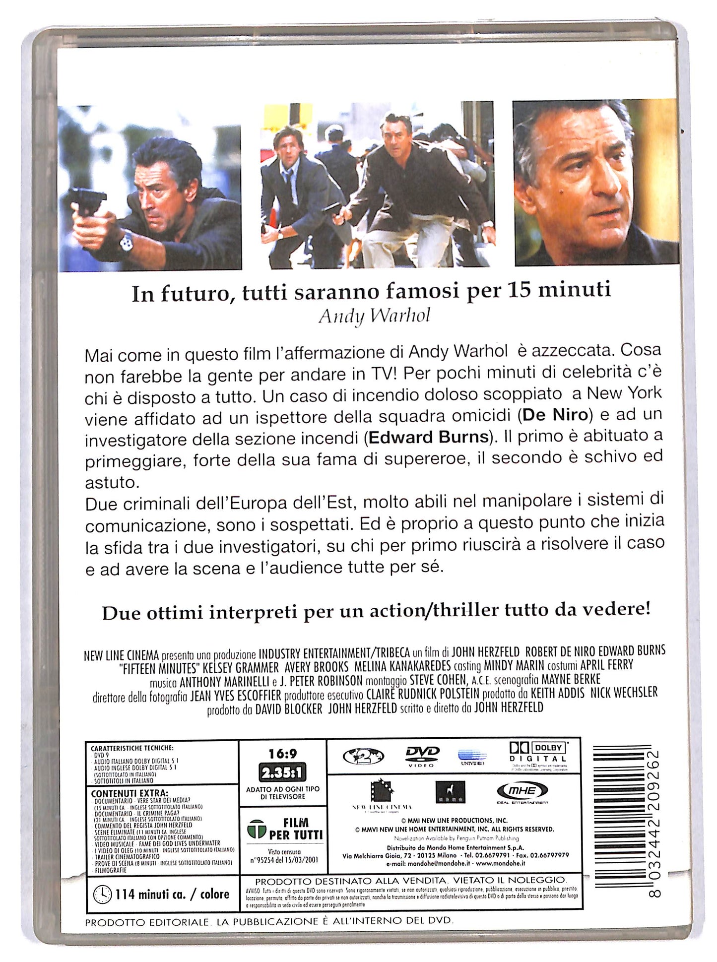 EBOND 15 minuti follia omicida a new york DVD D704415