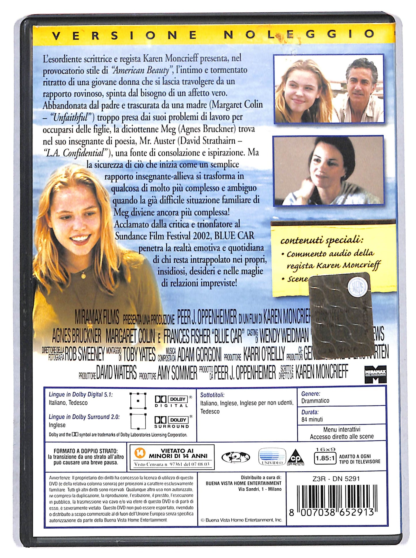 EBOND blue car  NOLEGGIO DVD D704424