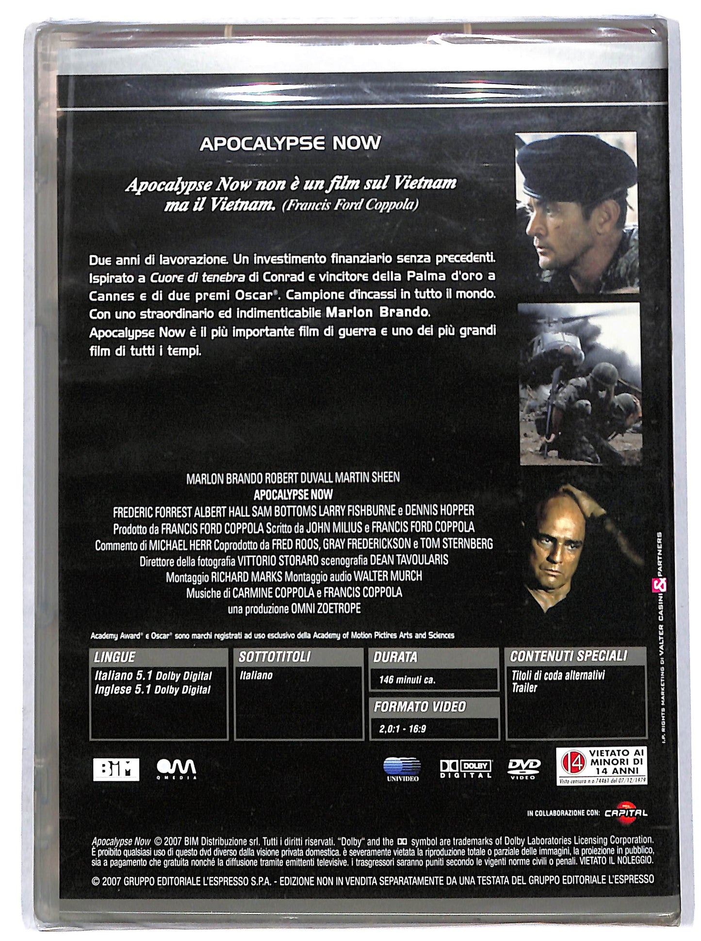 EBOND Apocalypse Now  EDITORIALE DVD D704515