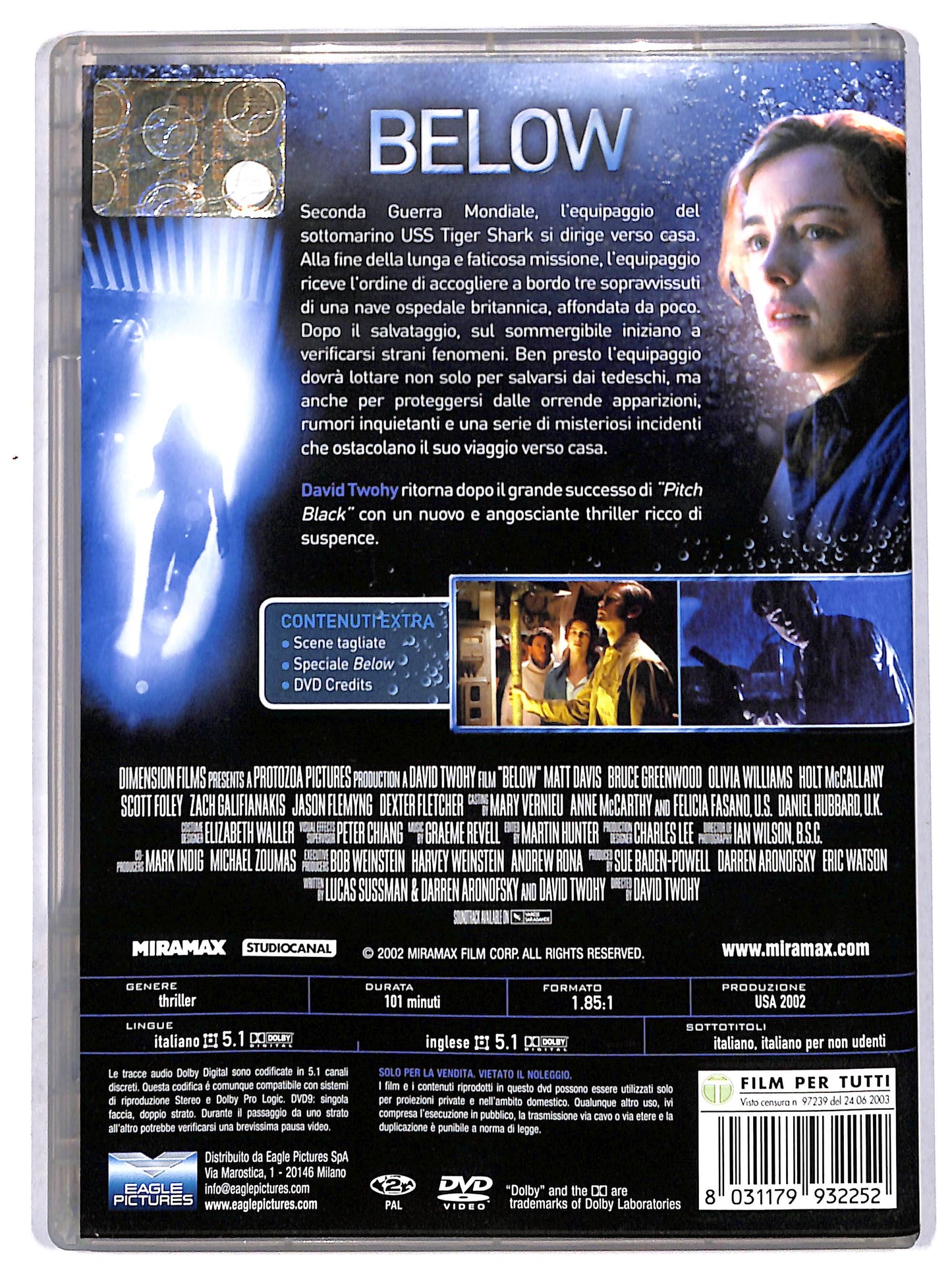 EBOND Below DVD D704521