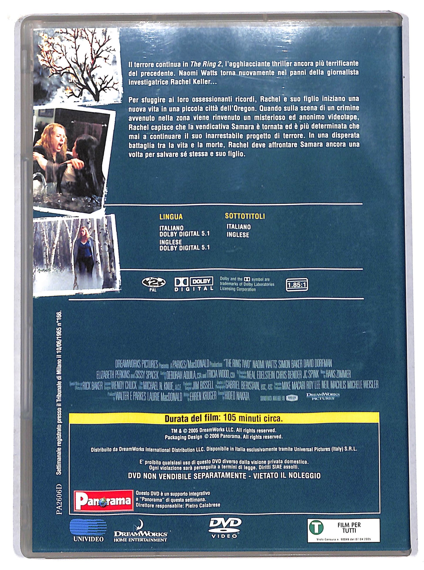 EBOND The Ring 2  EDITORIALE DVD D704709