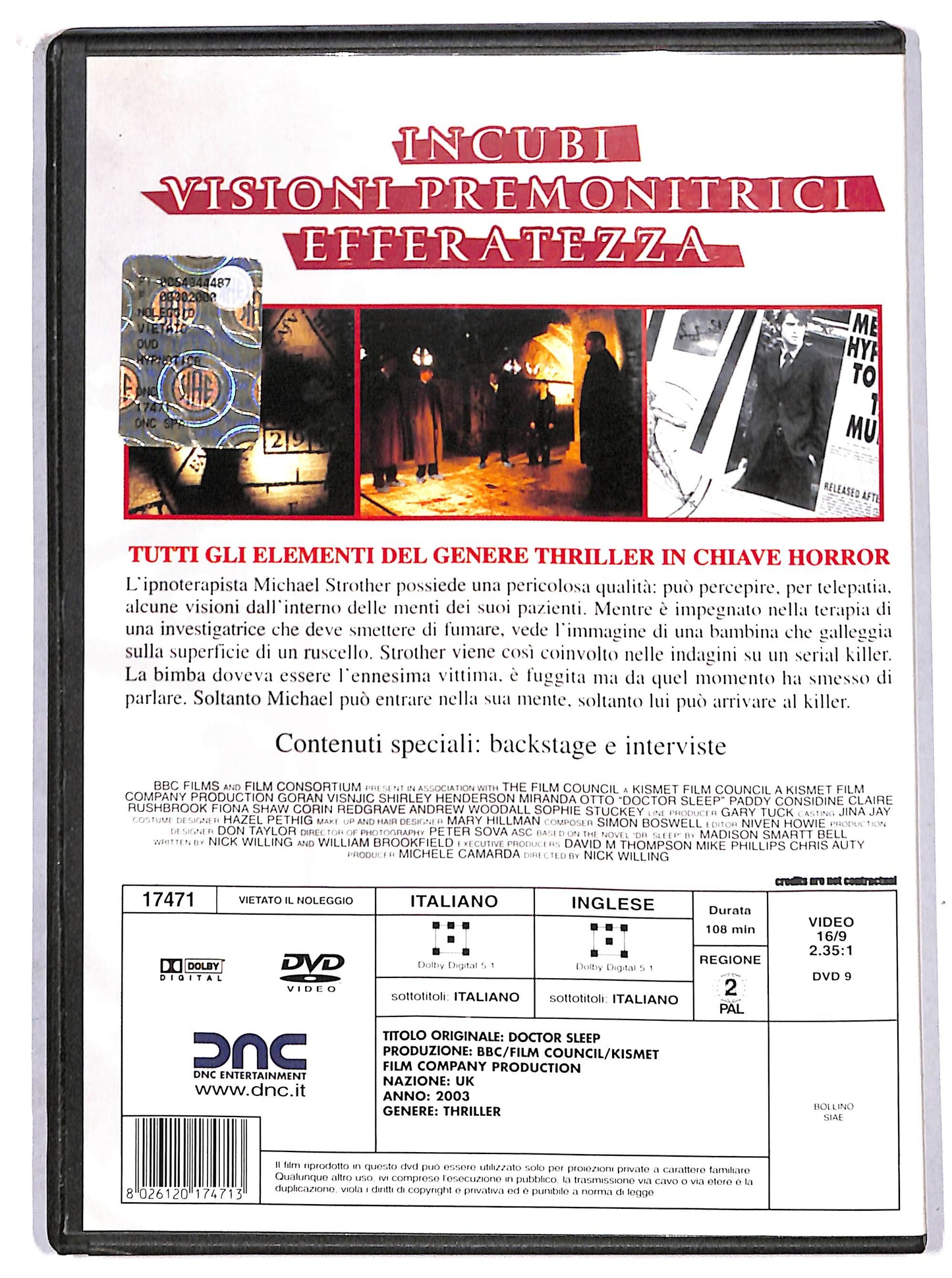 EBOND Hypnotica DVD D704866