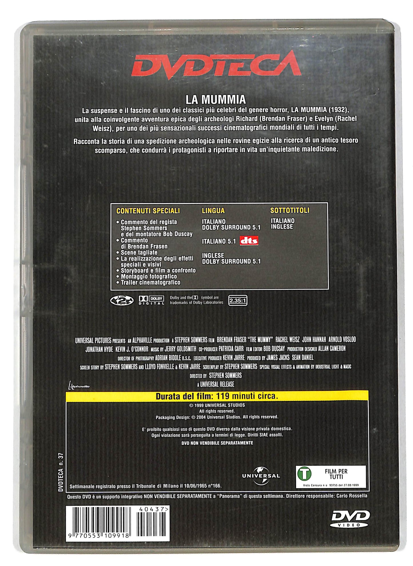 EBOND La mummia EDITORIALE DVD D705348