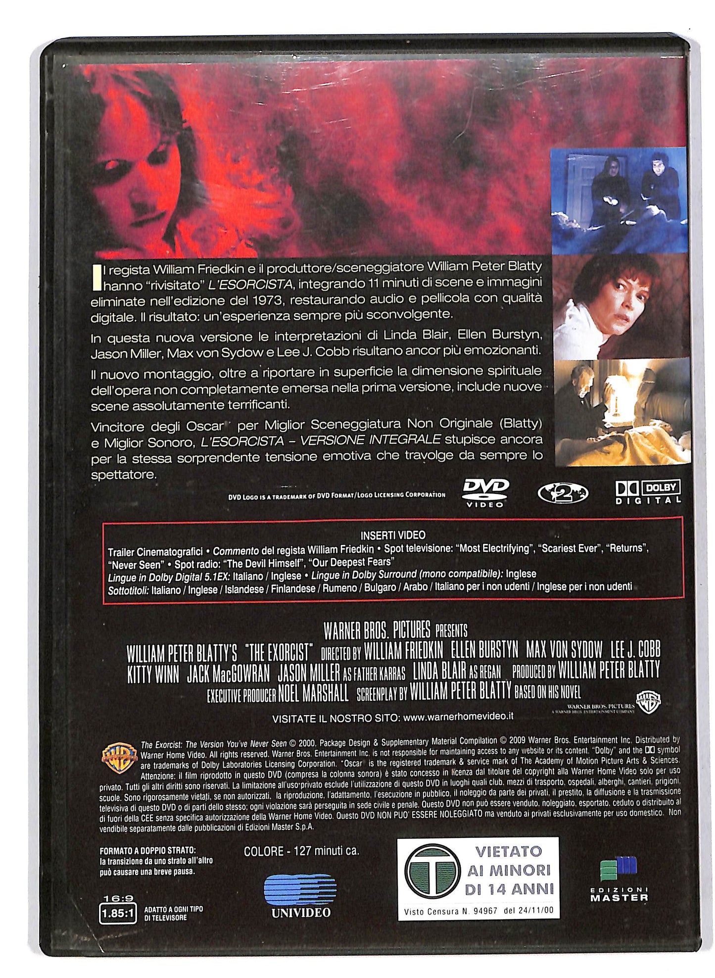 EBOND L'esorcista - Versione integrale EDITORIALE  DVD D705446