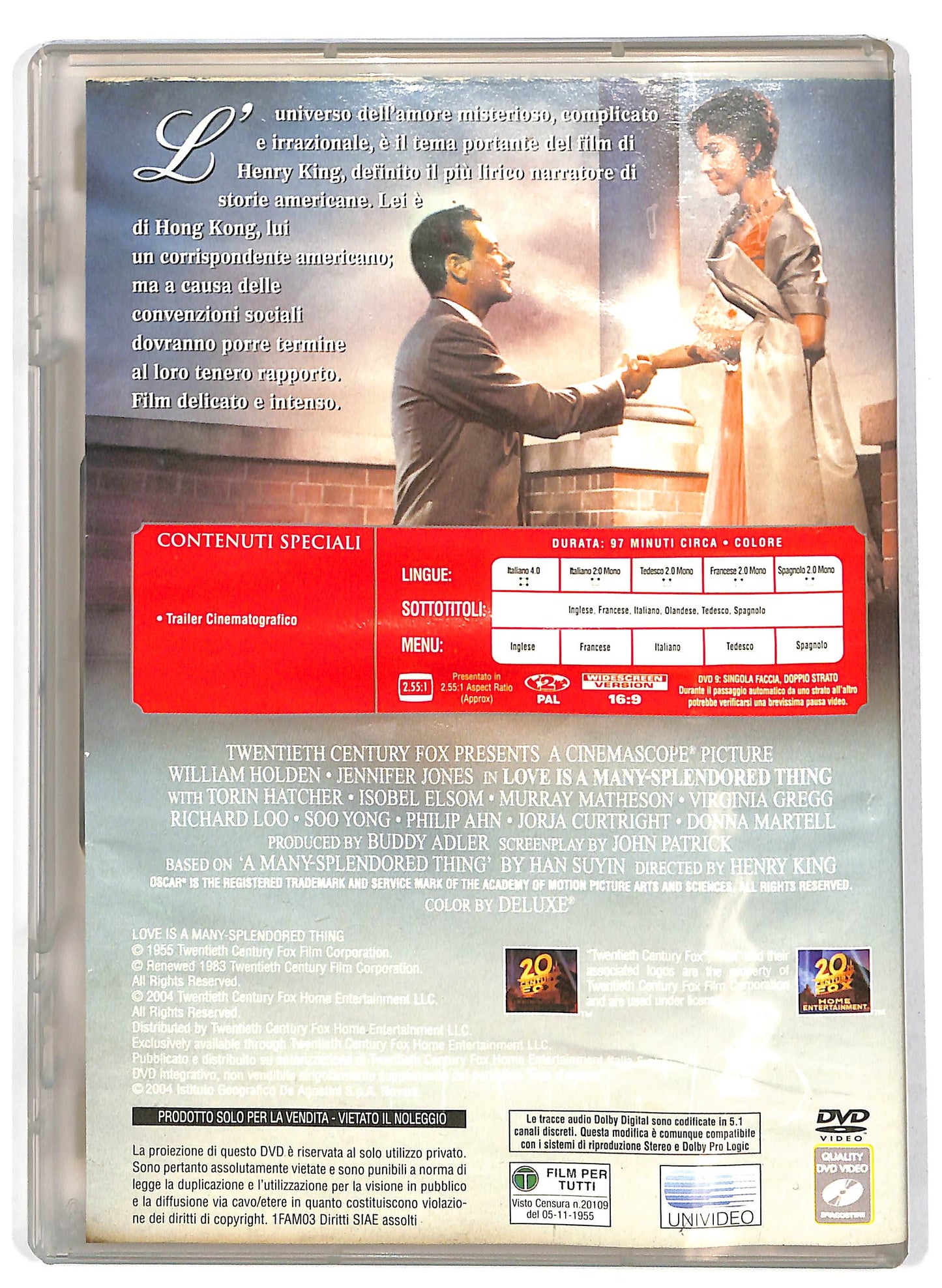 EBOND L'amore e una cosa meravigliosa DVD D705537