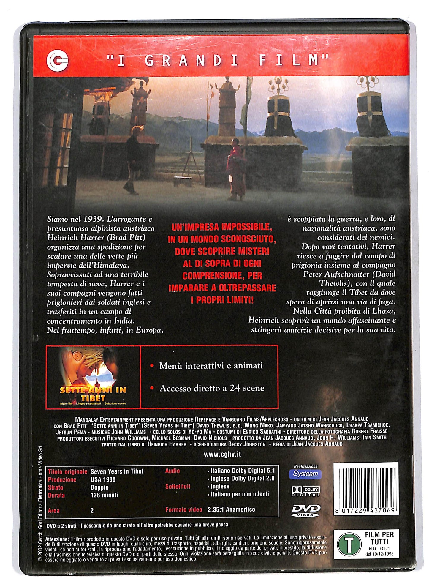 EBOND Sette anni in Tibet DVD D705625