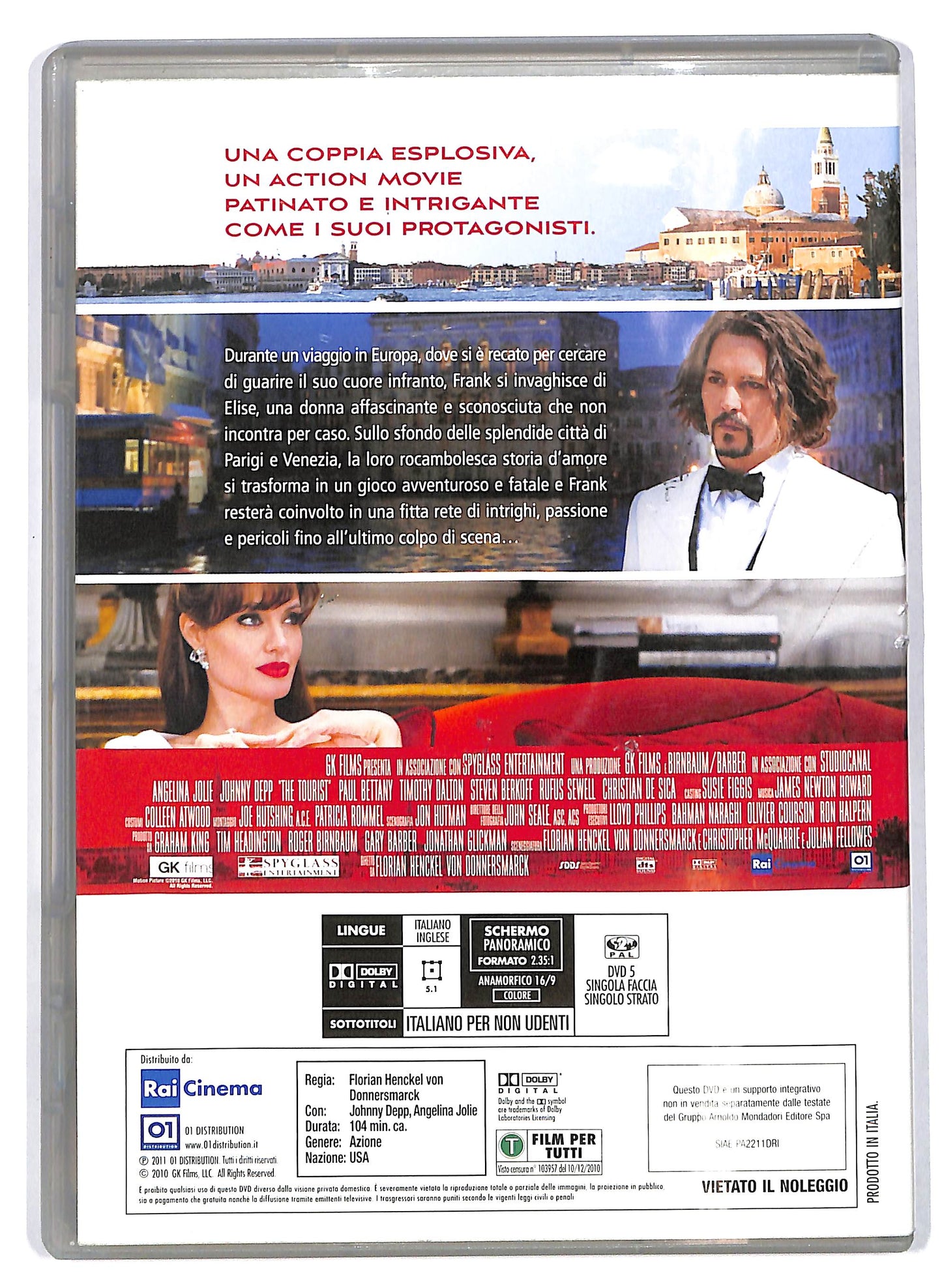 EBOND The Tourist EDITORIALE DVD D705712