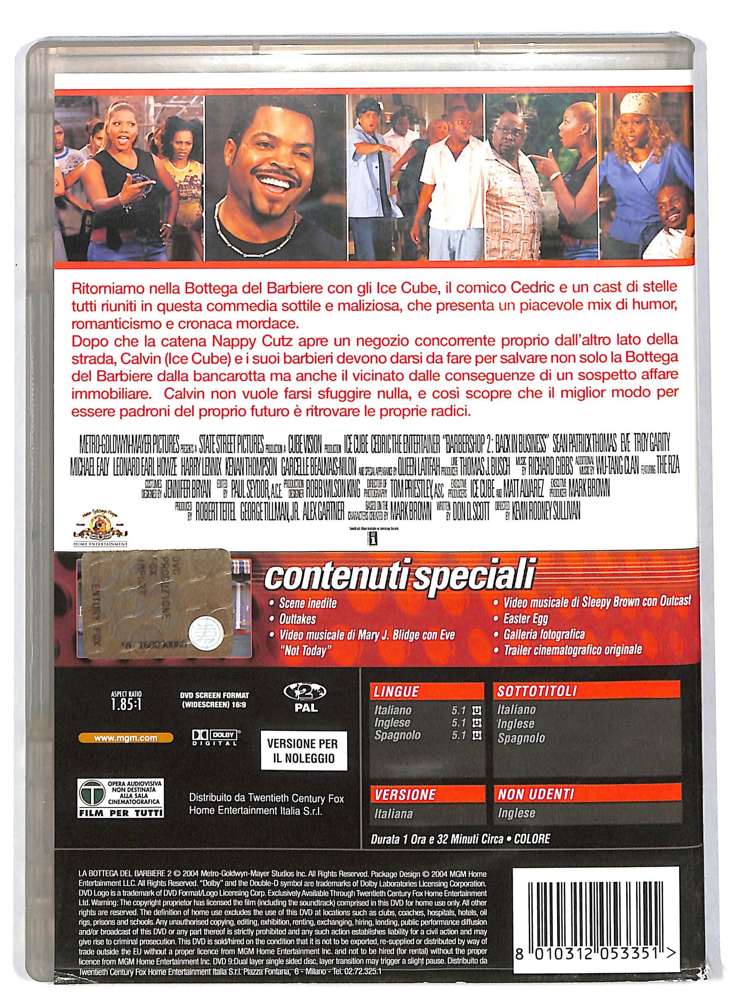 EBOND La bottega del barbiere 2 NOLEGGIO DVD D705806