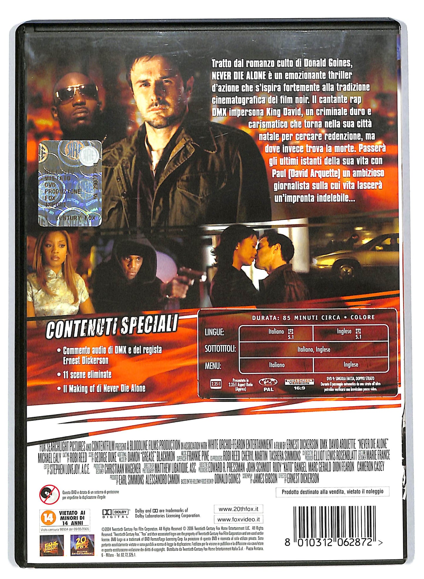 EBOND Never die alone  DVD D705813