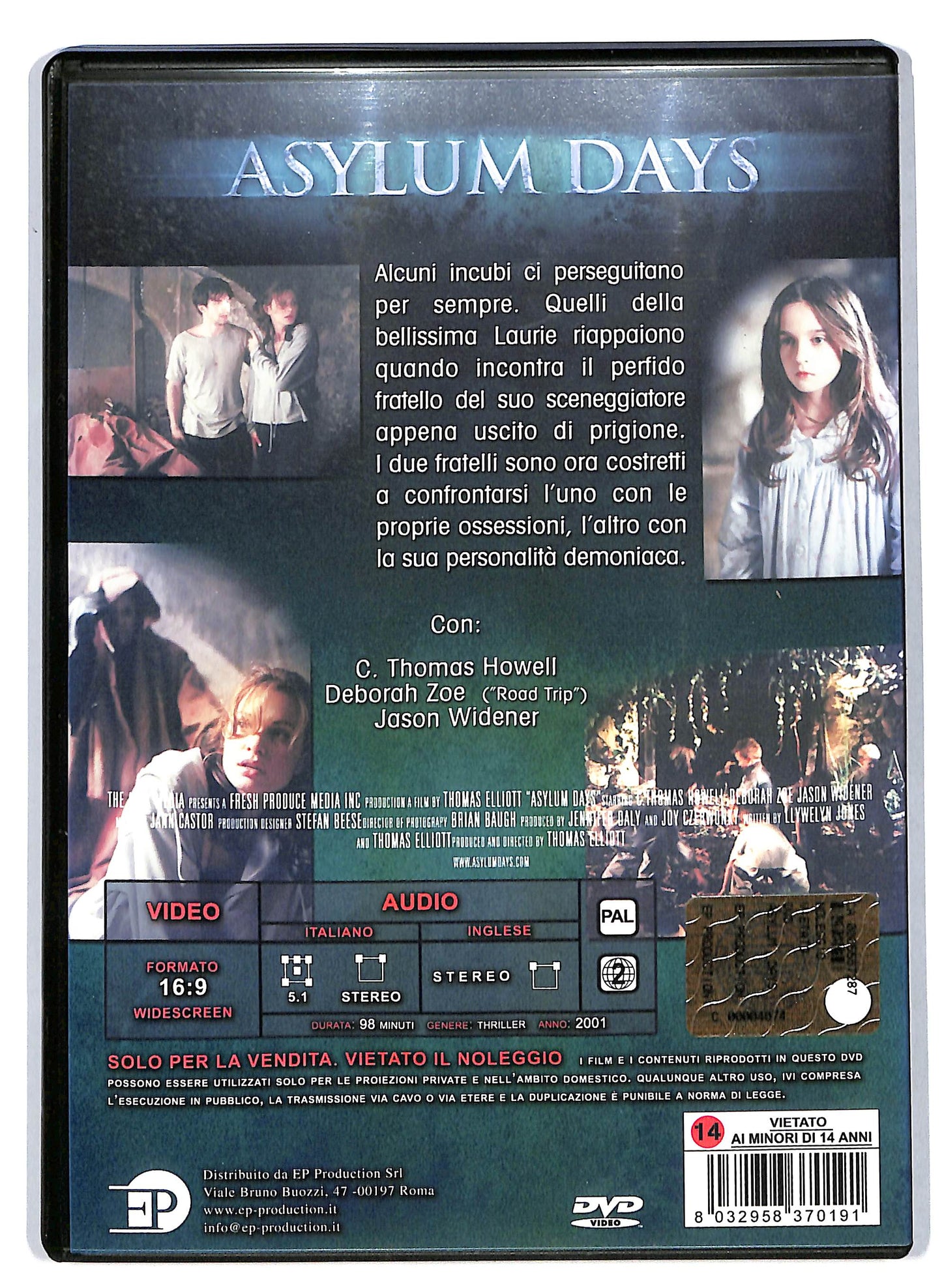 EBOND Asylum days  DVD D705916