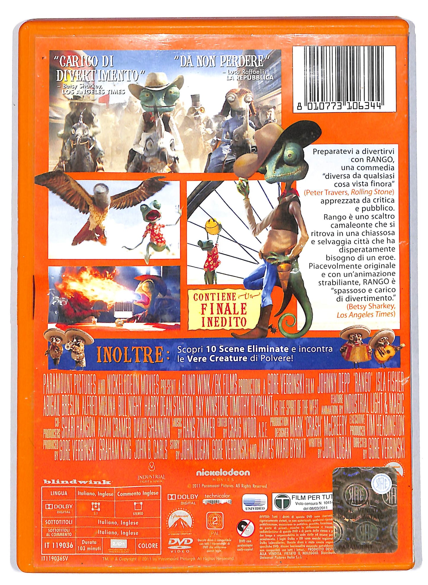 EBOND Rango DVD D705930