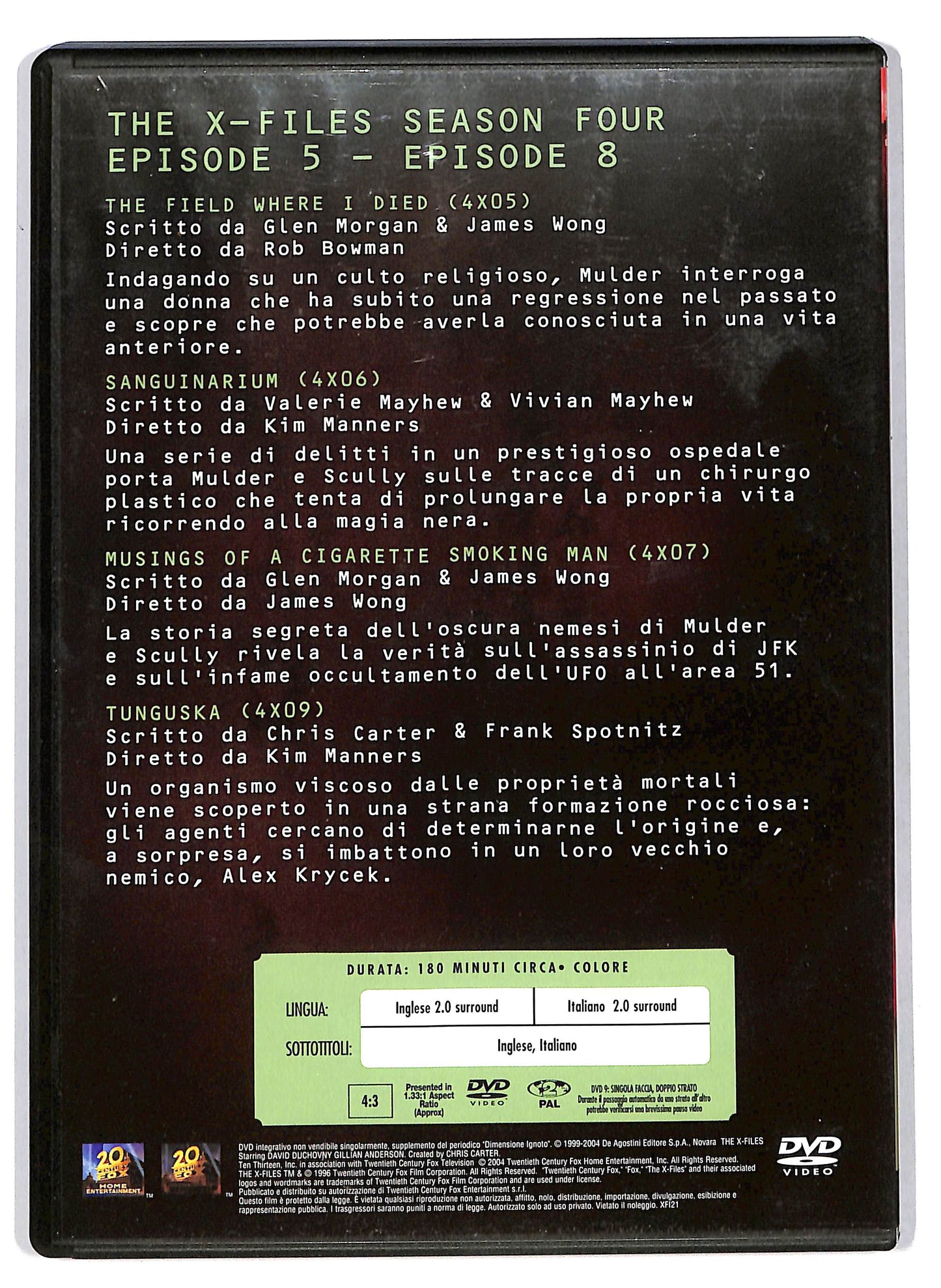 EBOND The X files - collection - Volume 2 Season Four EDITORIALE  DVD D705935