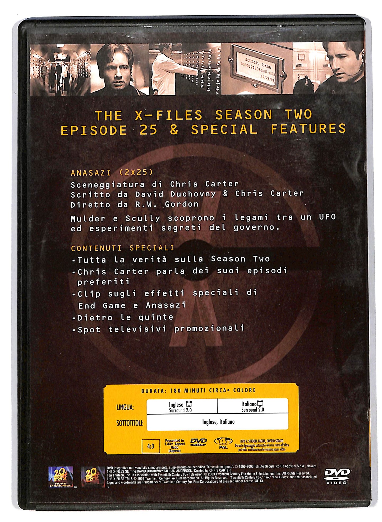 EBOND The X-Files collection - Volume 7 Season two EDITORIALE  DVD D705938
