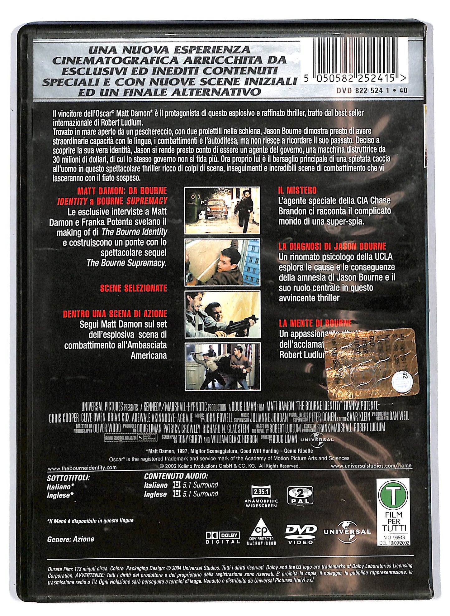 EBOND The Bourne Identity  EDIZIONE SPECIALE DVD D706163