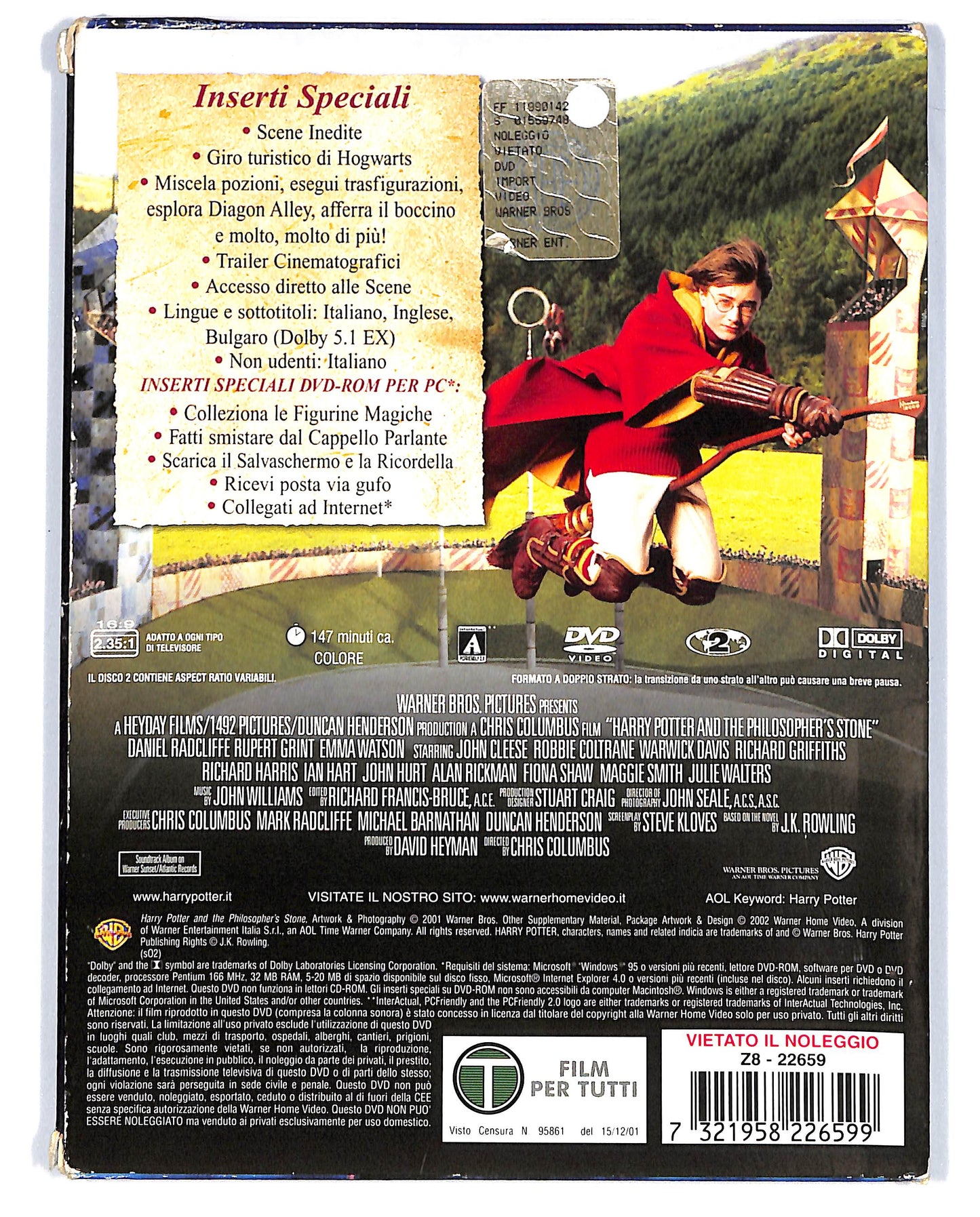 EBOND Harry Potter e la pietra filosofale   DVD D706255