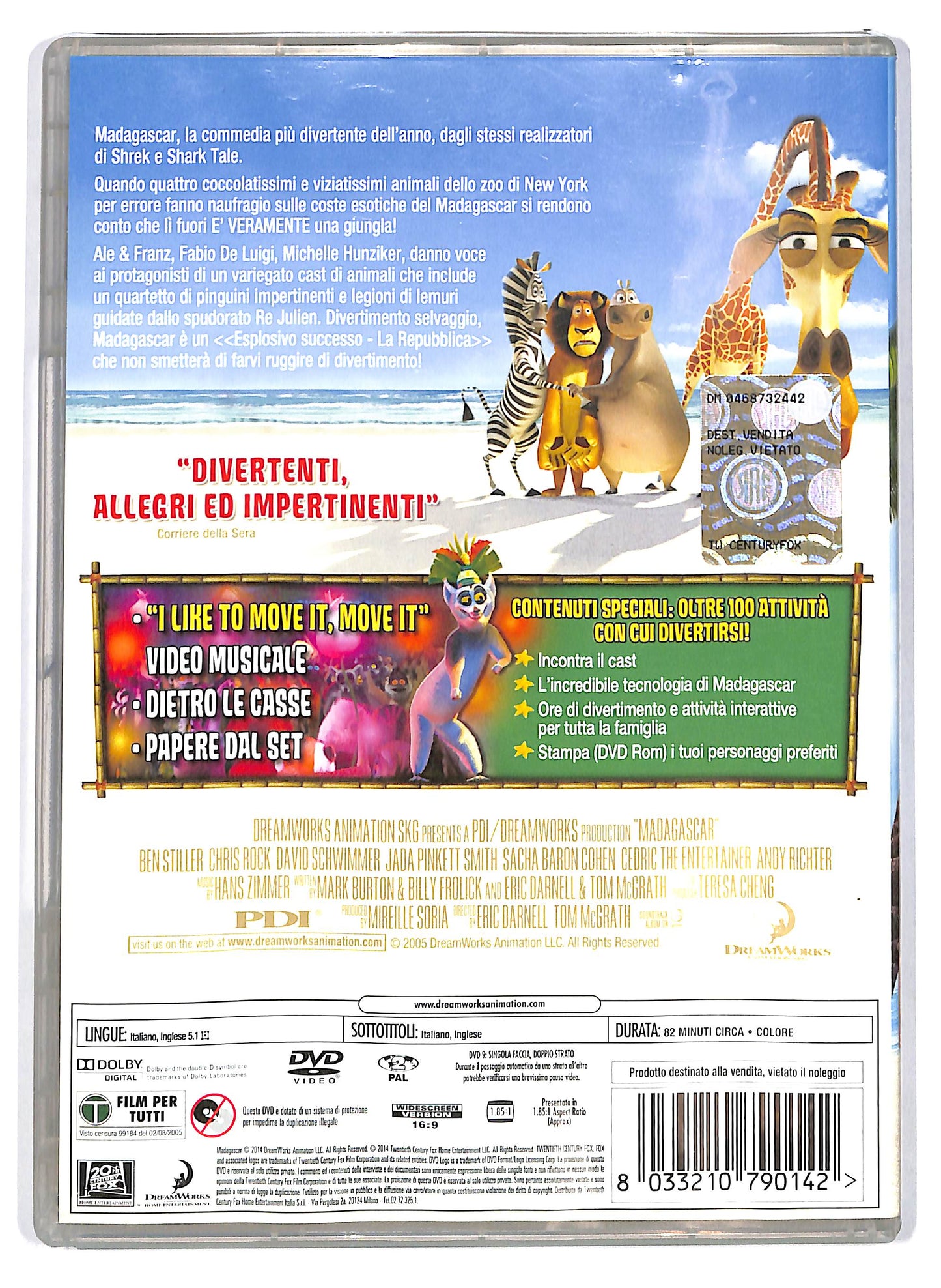 EBOND Madagascar DVD D706259