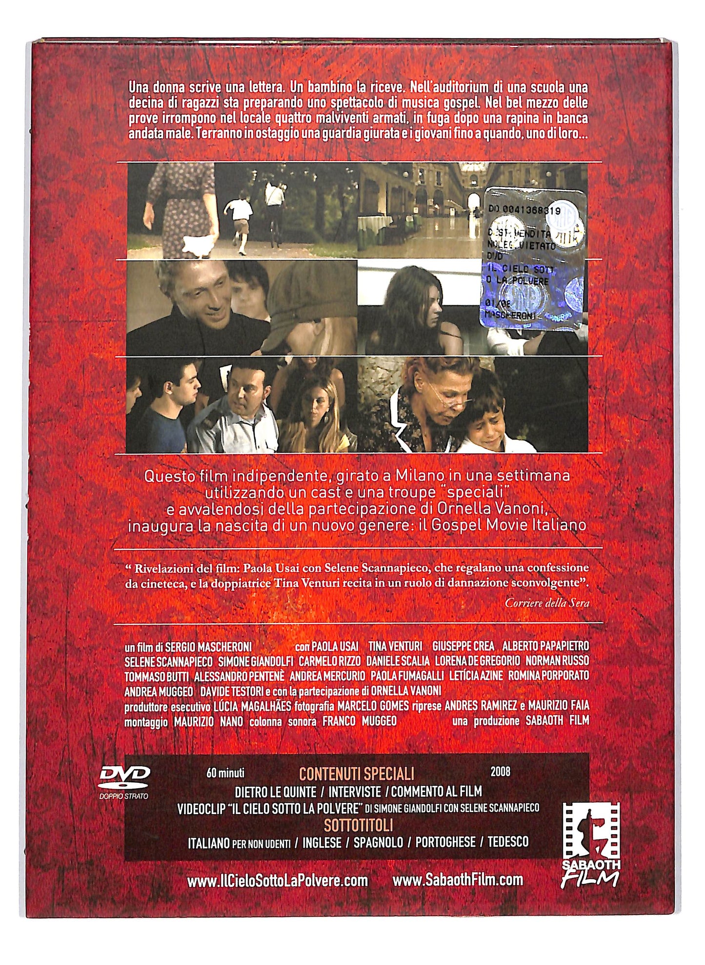EBOND Il cielo sotto la polvere EDITORIALE DIGIPACK DVD D706324
