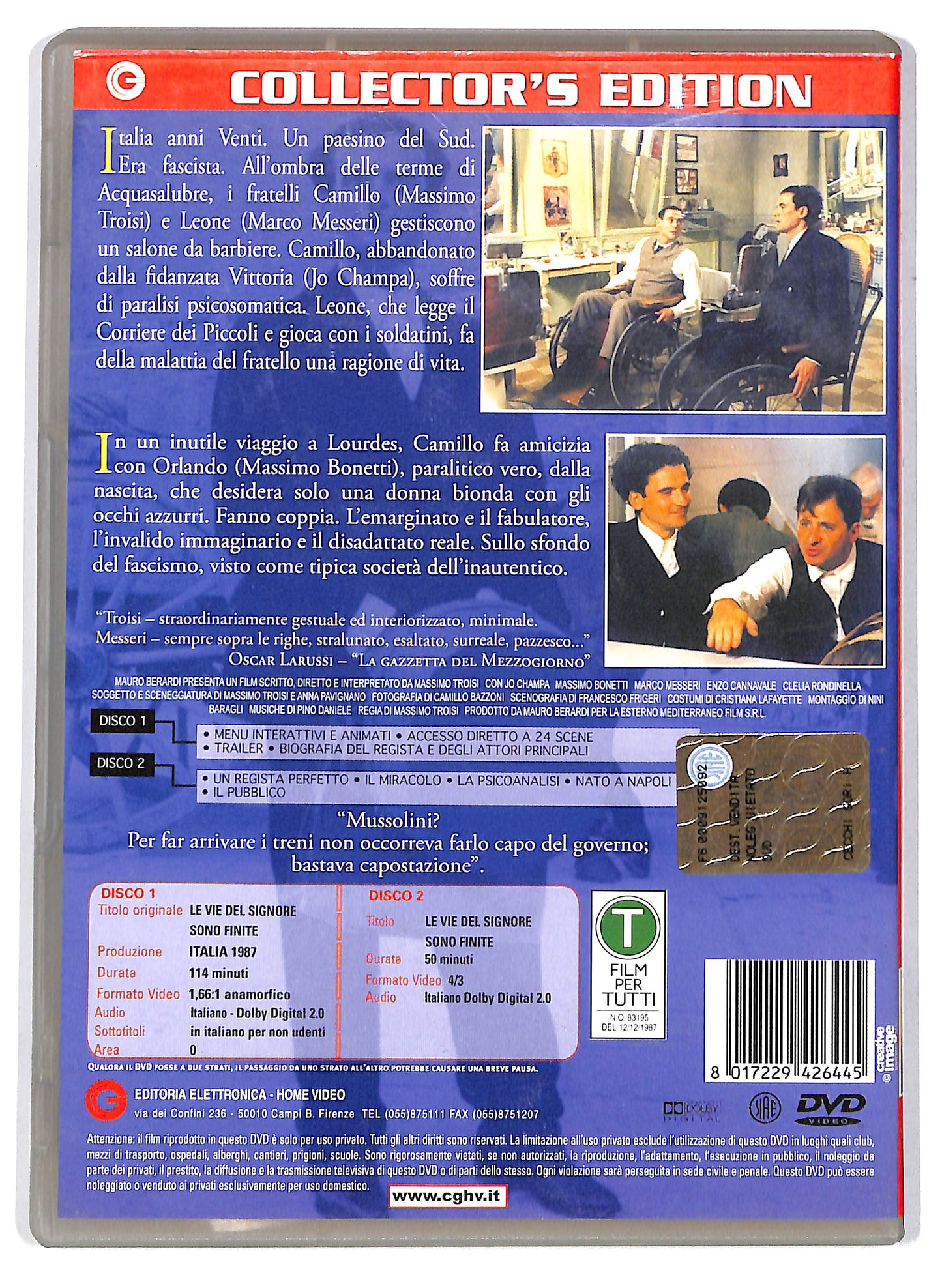 EBOND Le vie del Signore sono finite 2 dischi DVD D706345