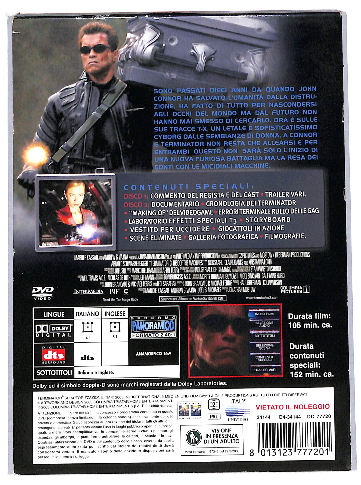 EBOND terminator 3 - le macchine ribelli (2 DVD) DVD D706403