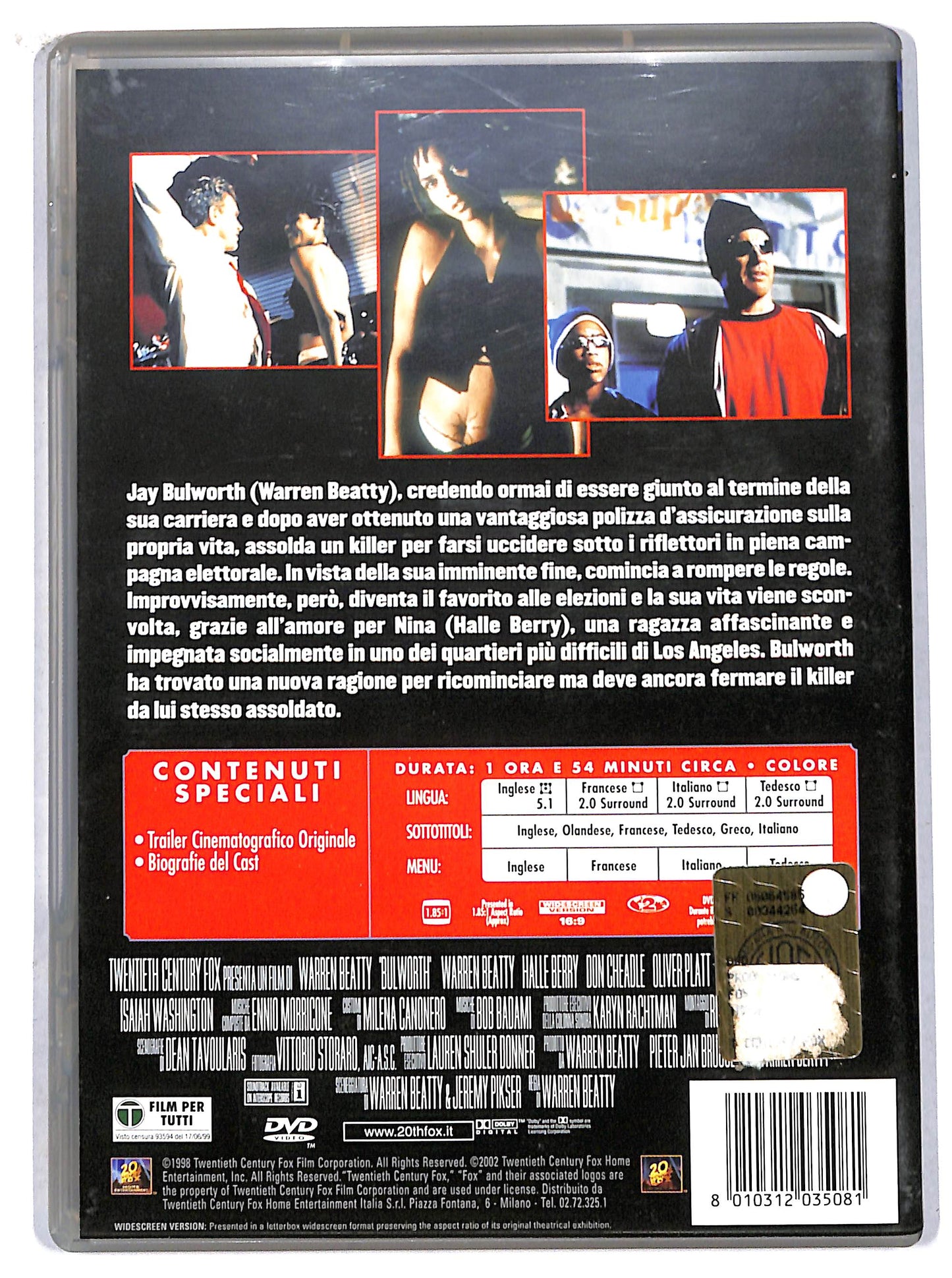 EBOND bulworth - il senatore DVD D706445