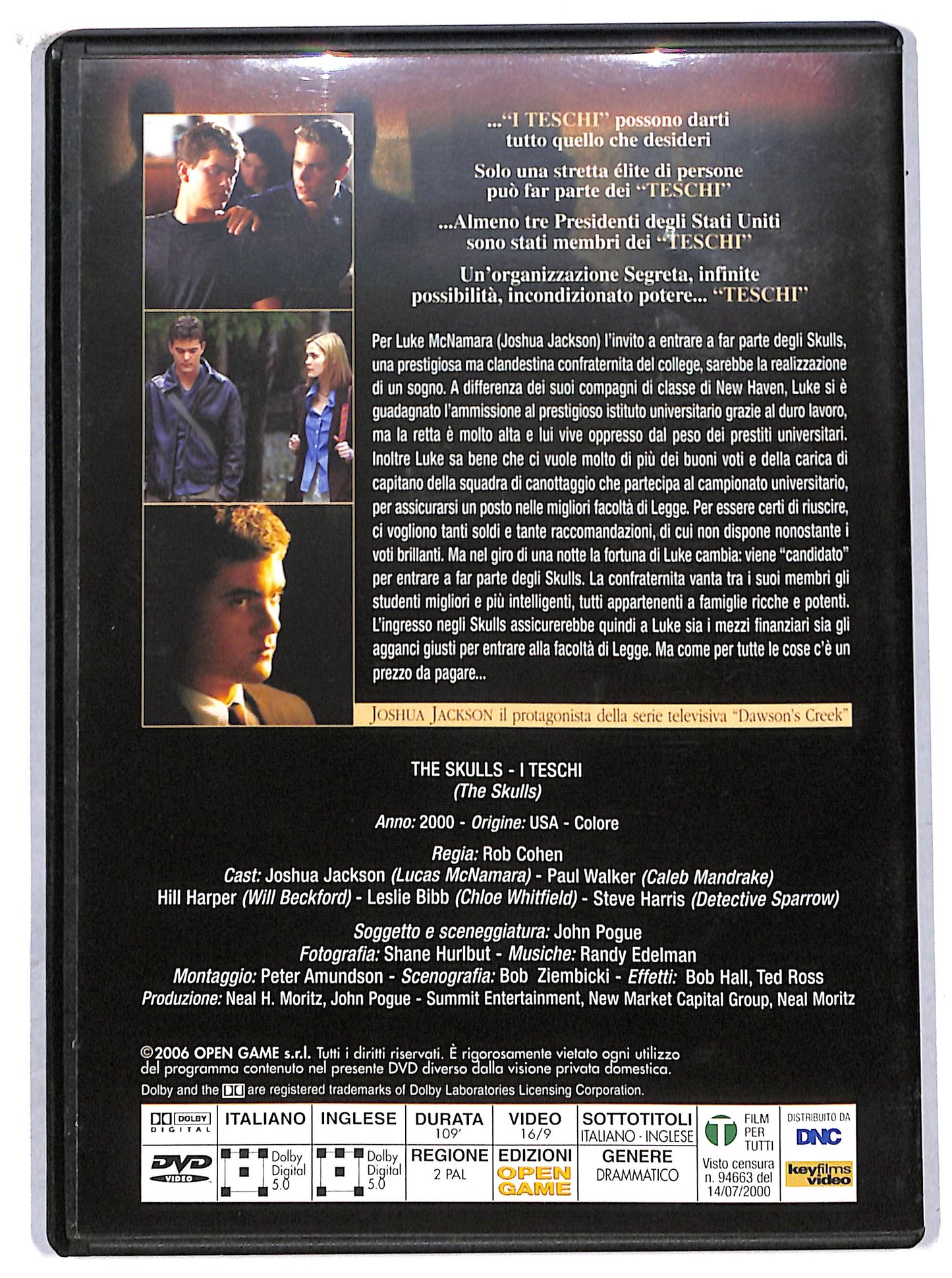 EBOND The Skulls - I teschi  EDITORIALE DVD D706606