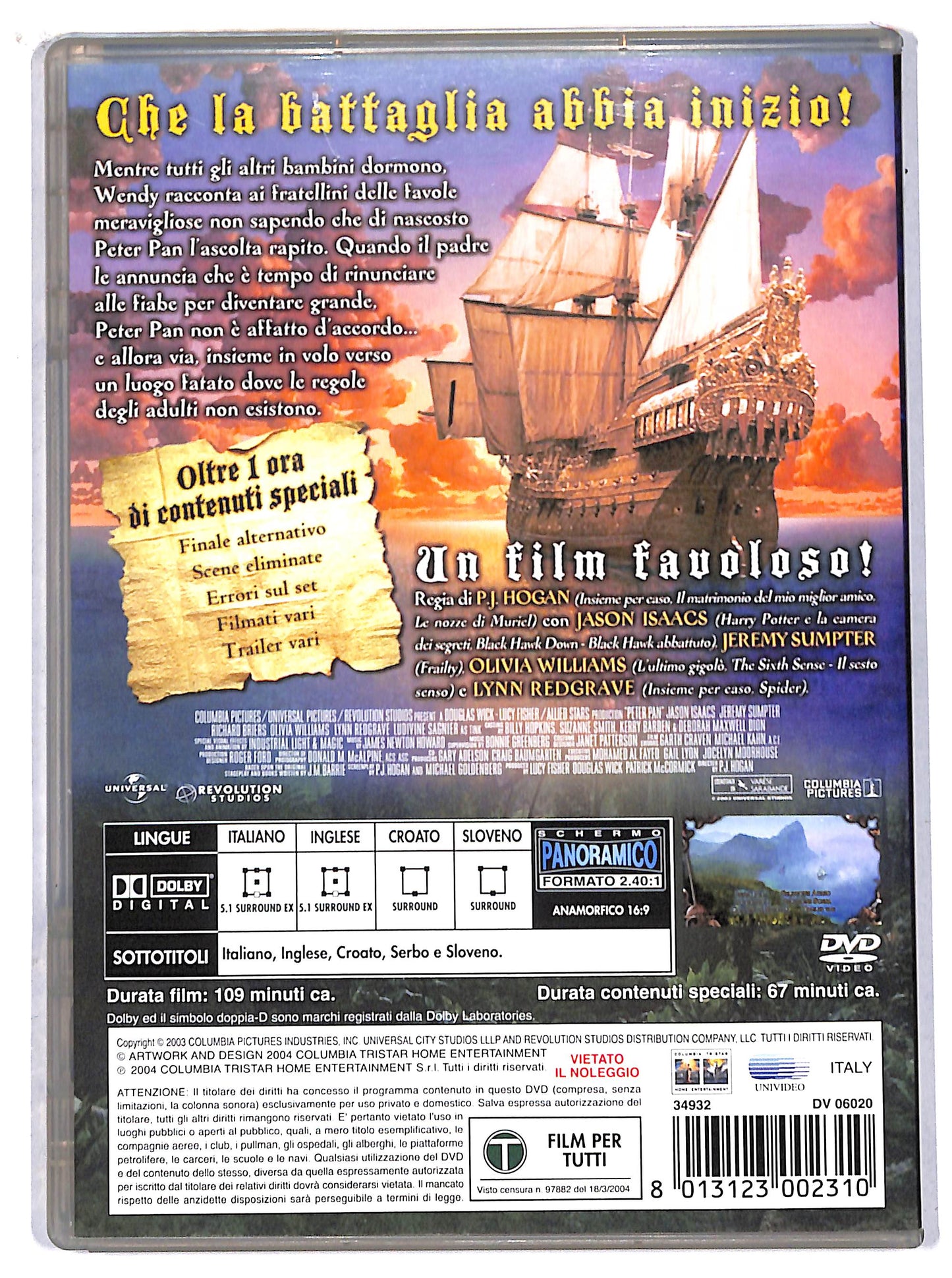 EBOND peter pan DVD D706716