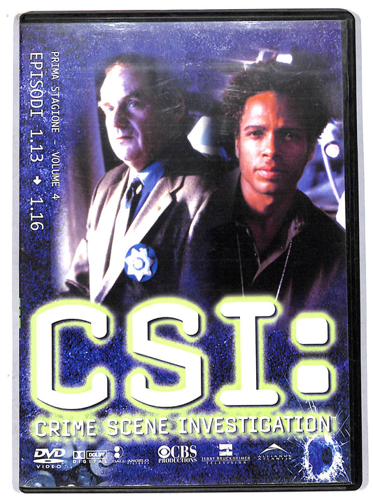 EBOND csi: crime scene investigation prima stagione Vol 4 EDITORIALE DVD D706741