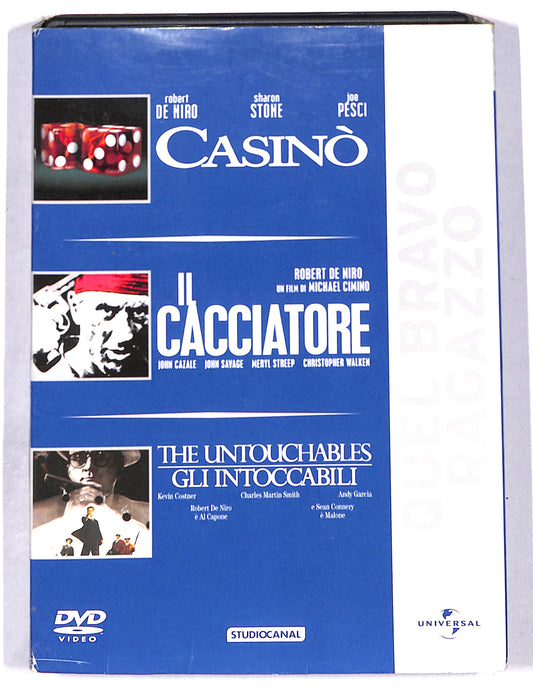 EBOND Quel bravo ragazzo - CASINO'; IL CACCIATORE; THE UNTOUCHABLES DVD D706760
