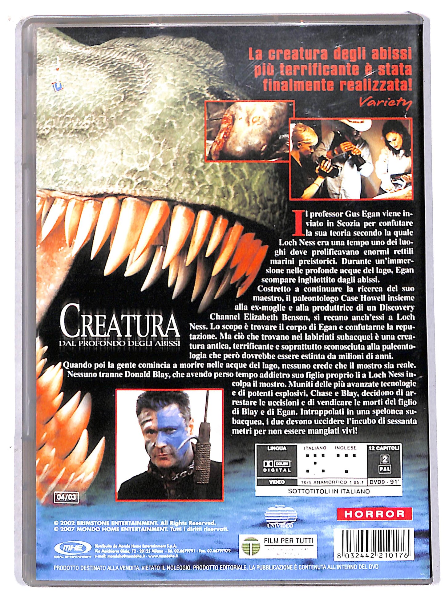 EBOND Creatura - Dal profondo degli abissi DVD D706805