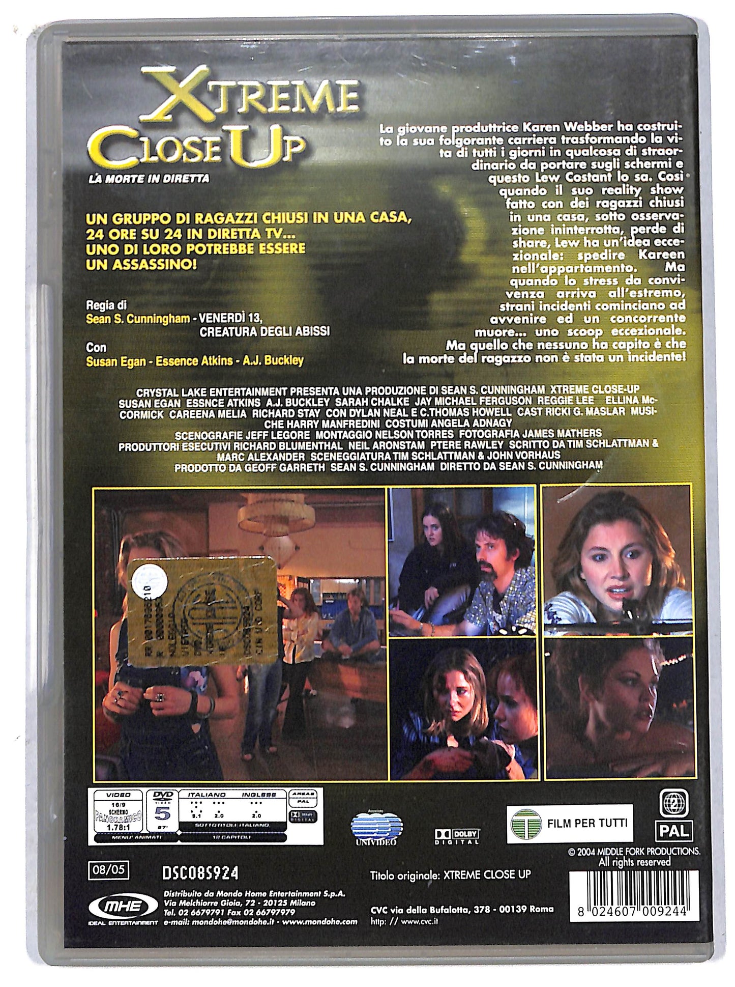 EBOND xtreme close up - la morte in diretta DVD D706809