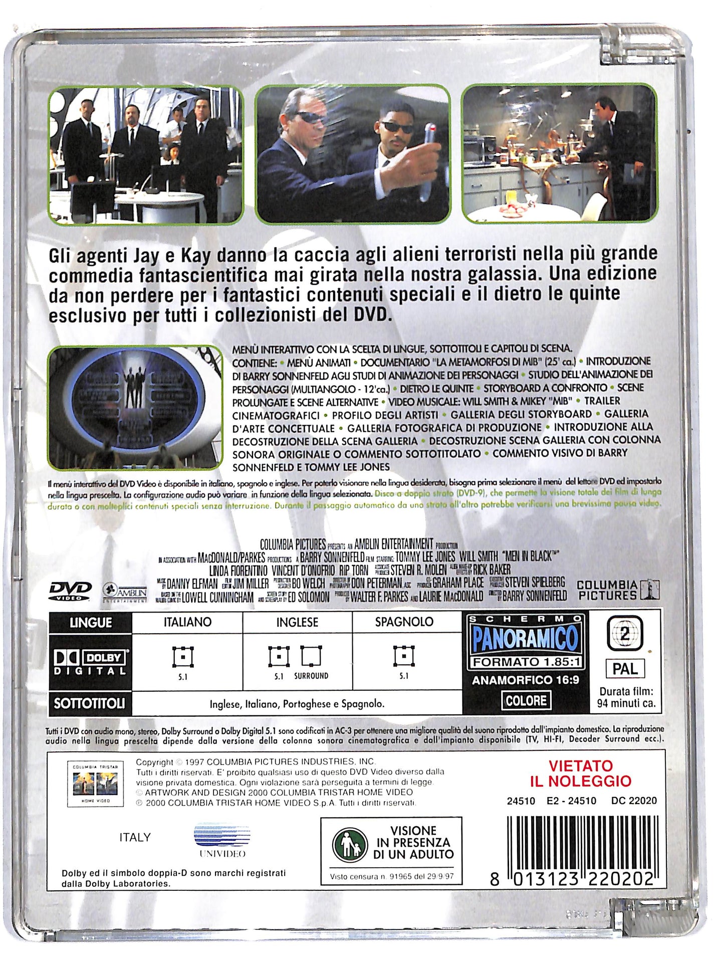 EBOND men in black  SJB DVD D706849
