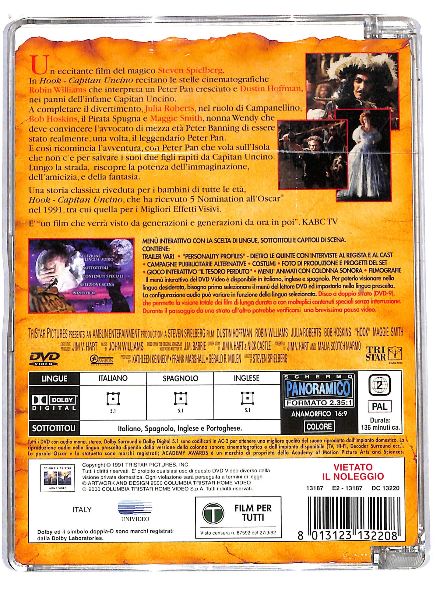 EBOND hook - capitan uncino  SJB DVD D706875