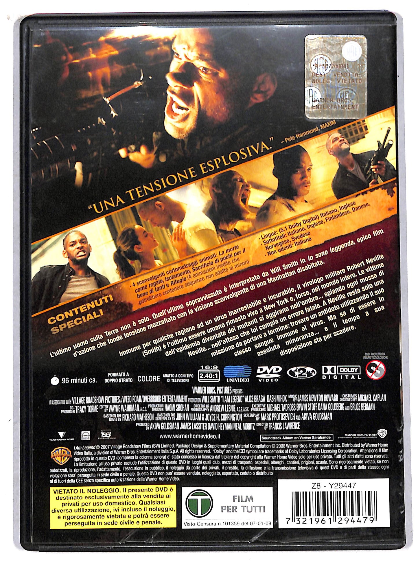 EBOND io sono leggenda - edizione disco singolo DVD D707434