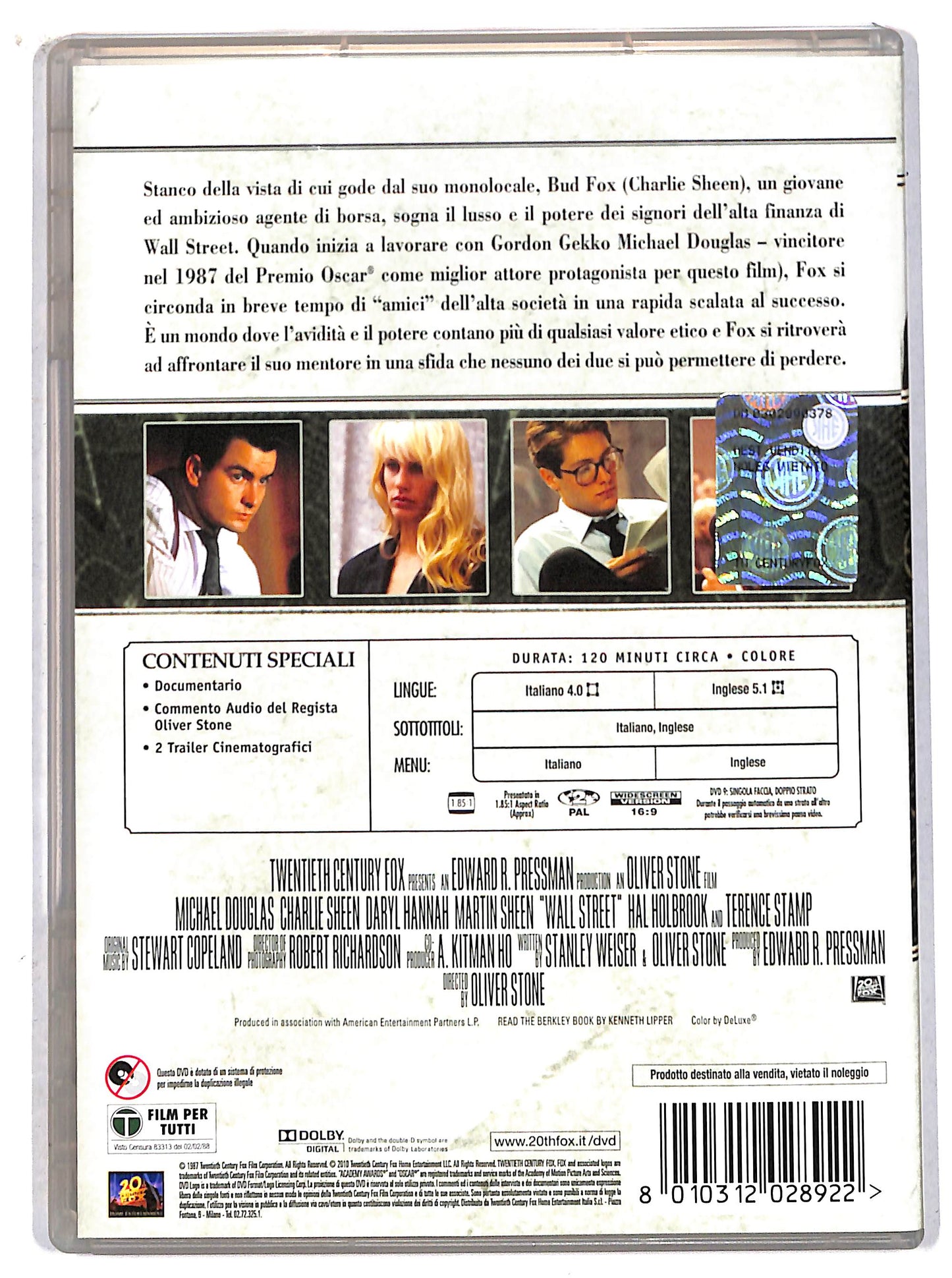 EBOND wall street DVD D707436