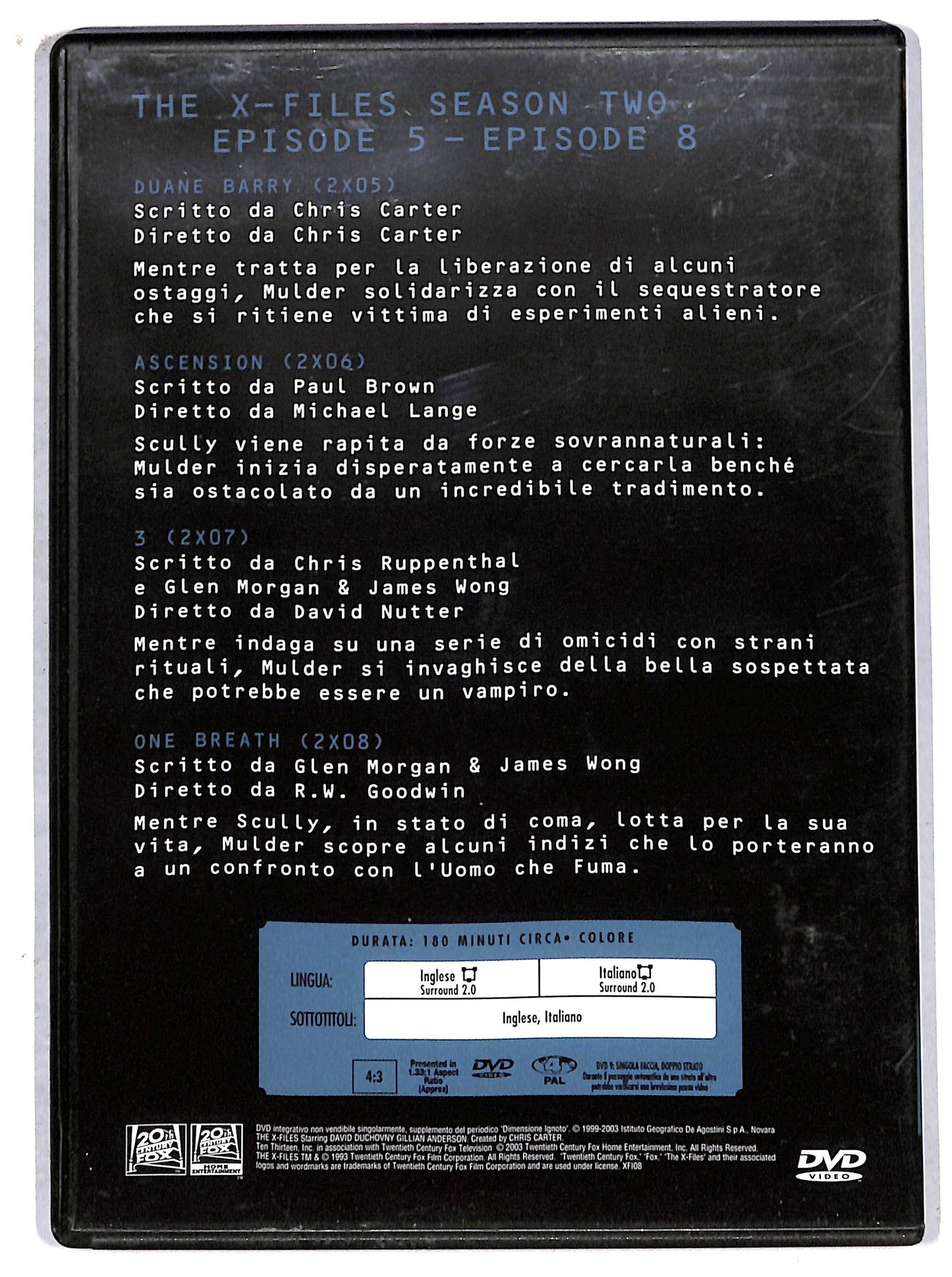 EBOND the x files collection volume 2 season two  EDITORIALE DVD D707618